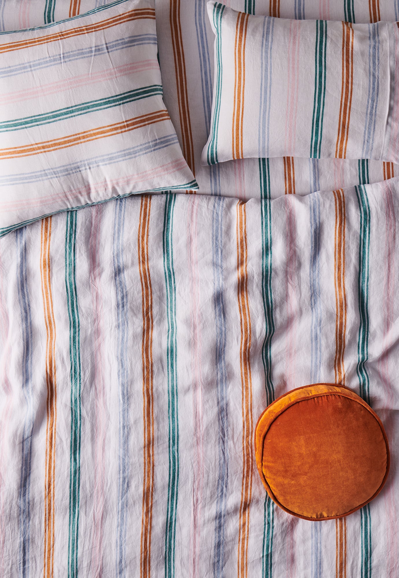 kip&co - siesta stripe linen quilt cover