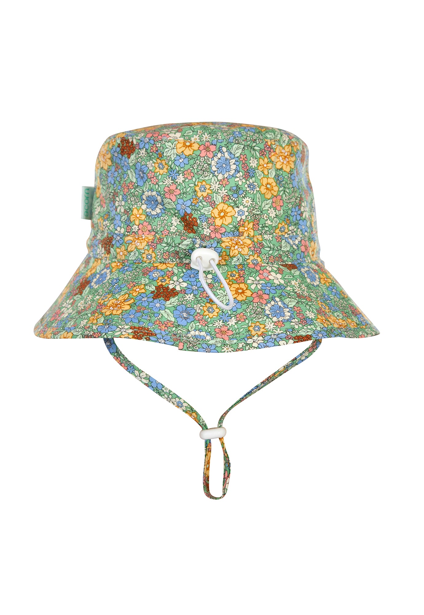 acorn kids - grace bucket hat - mint floral