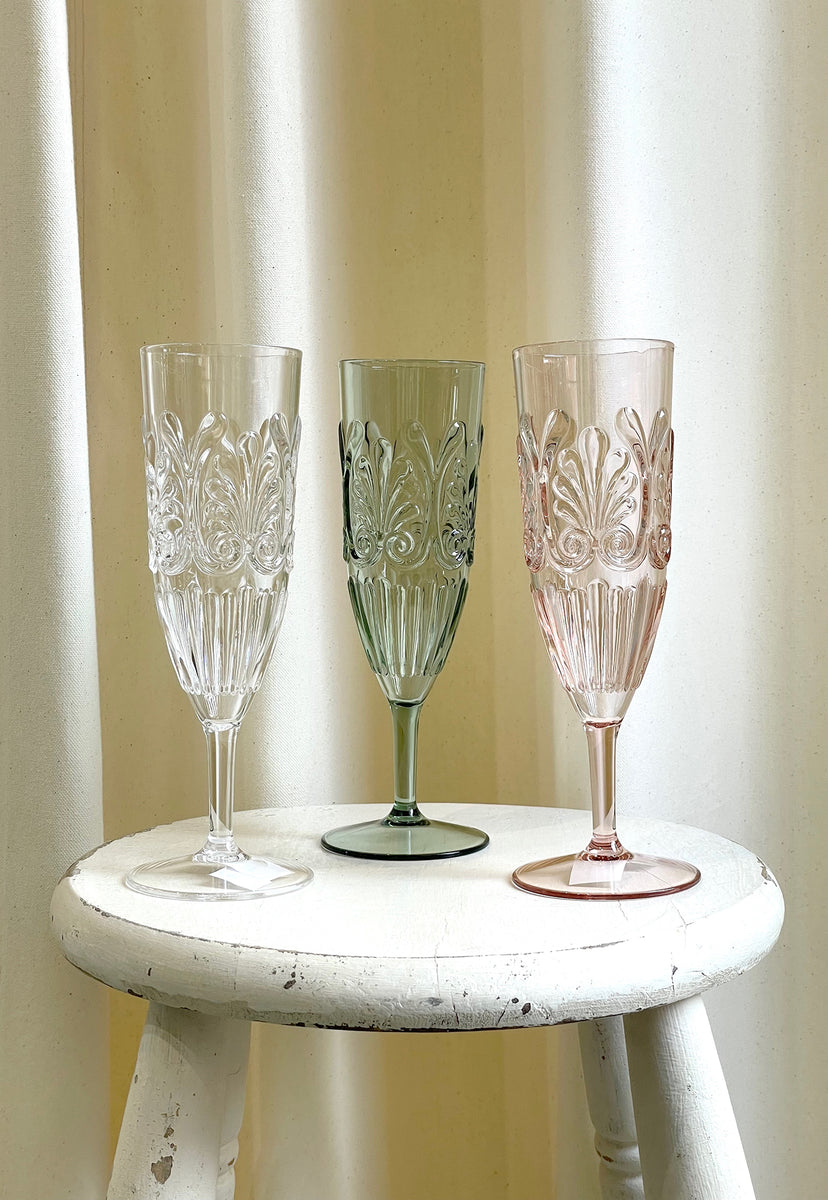 acrylic flemington champagne flute GOOSE