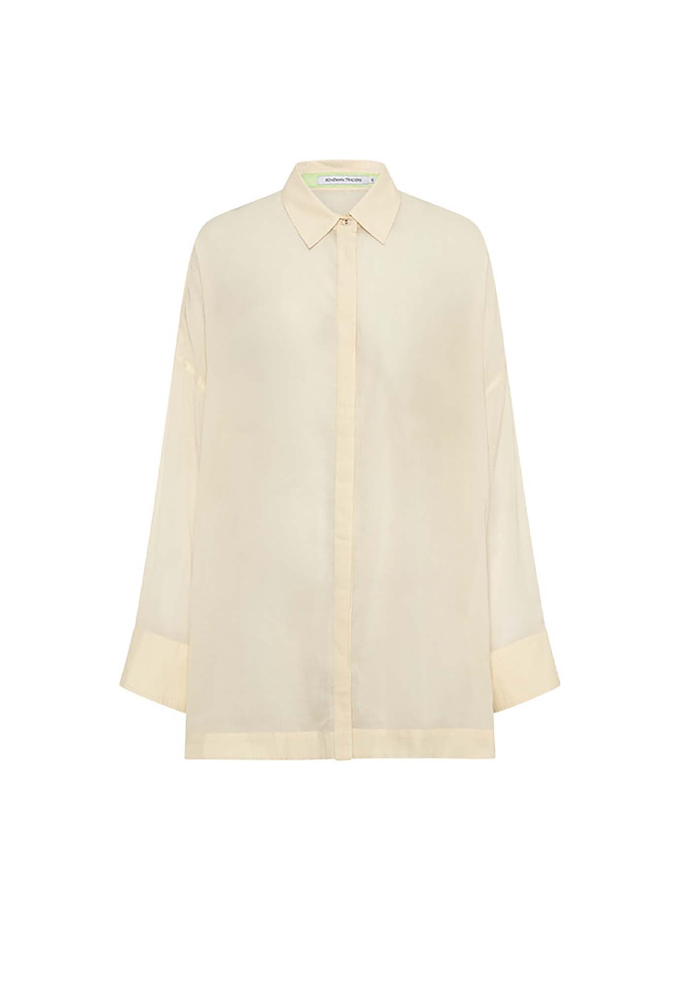 bohemian traders - oversized blouse - cloud cream