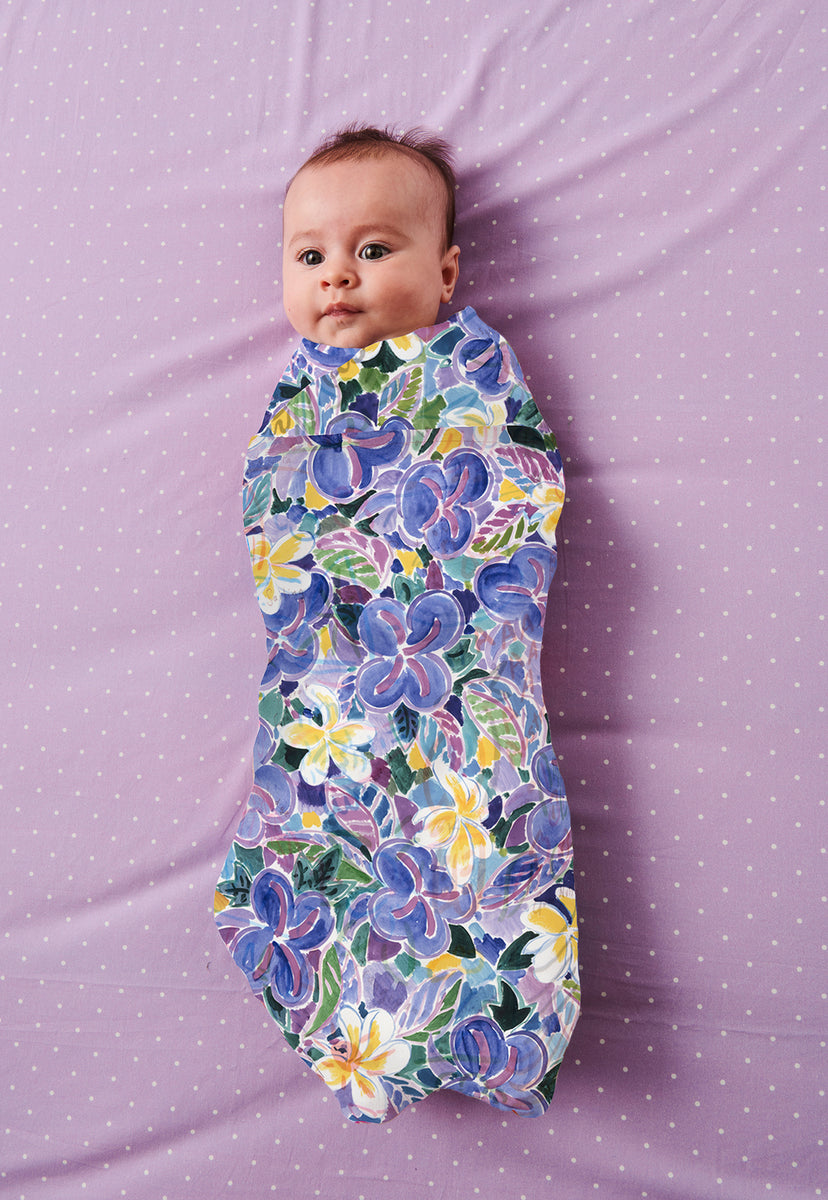 kip&co x ken done bamboo swaddle GOOSE