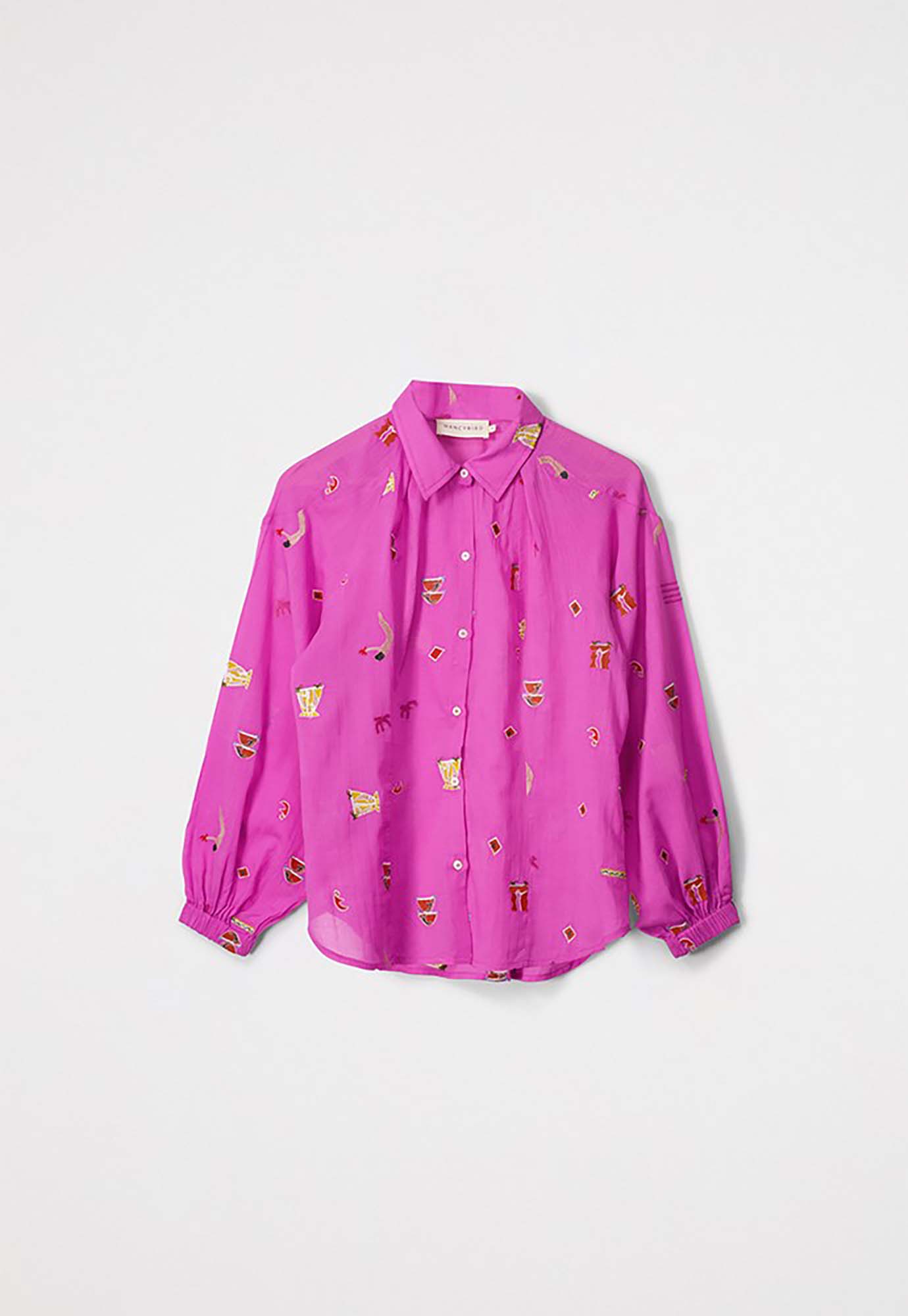 nancybird - elena shirt - garden party pink