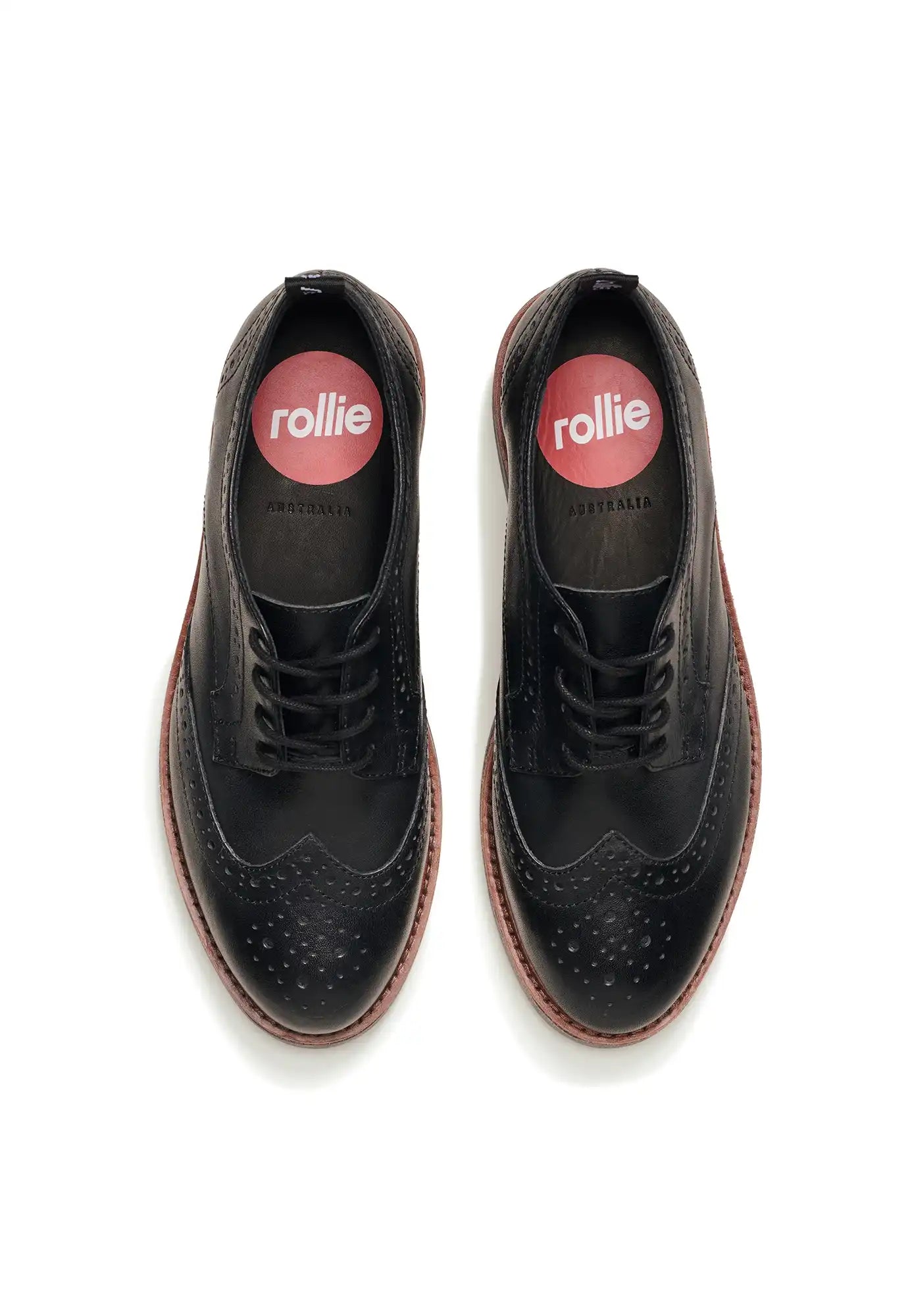 rollie - brogue rise - vintage black