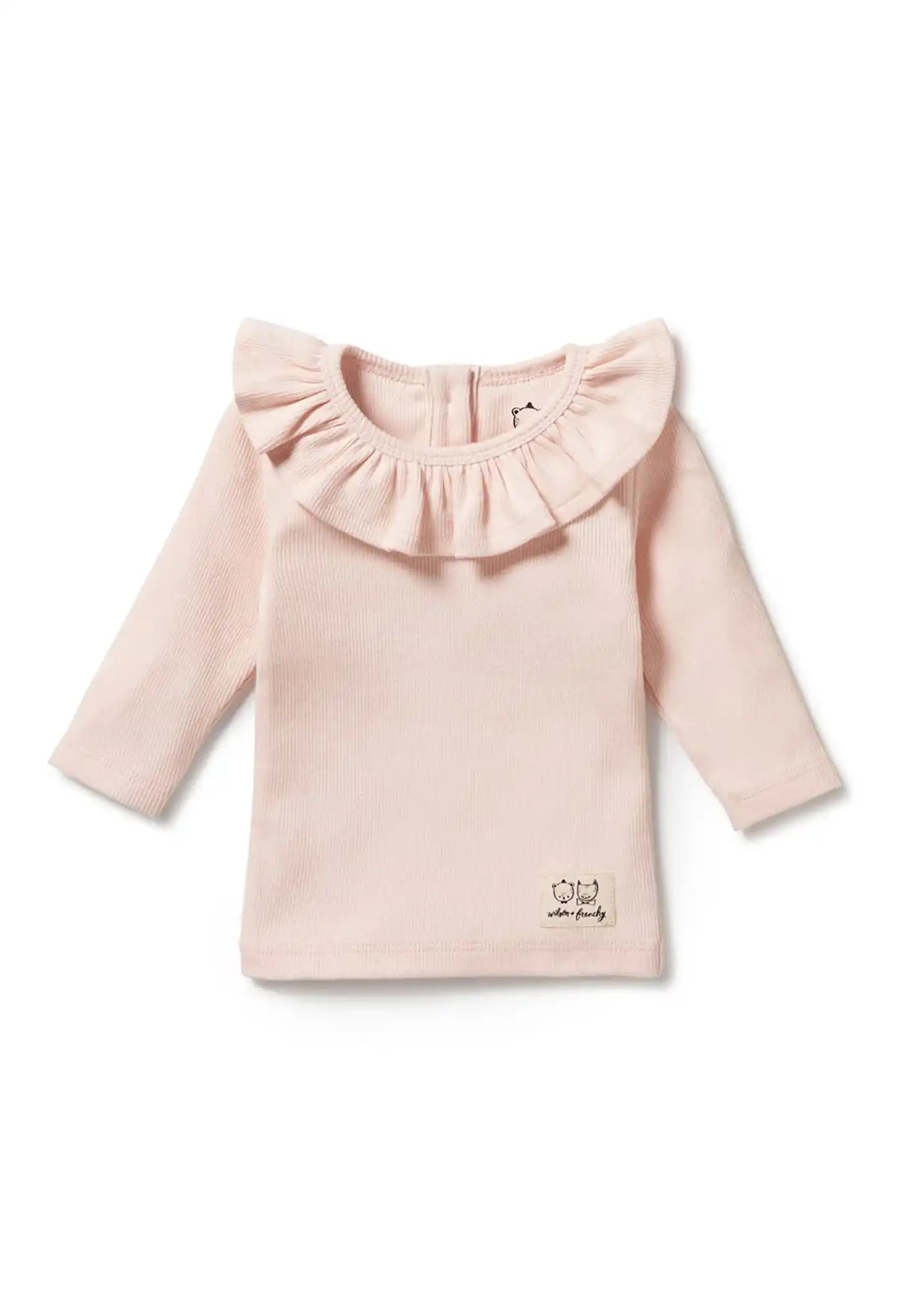 wilson & frenchy - ruffle top - pink