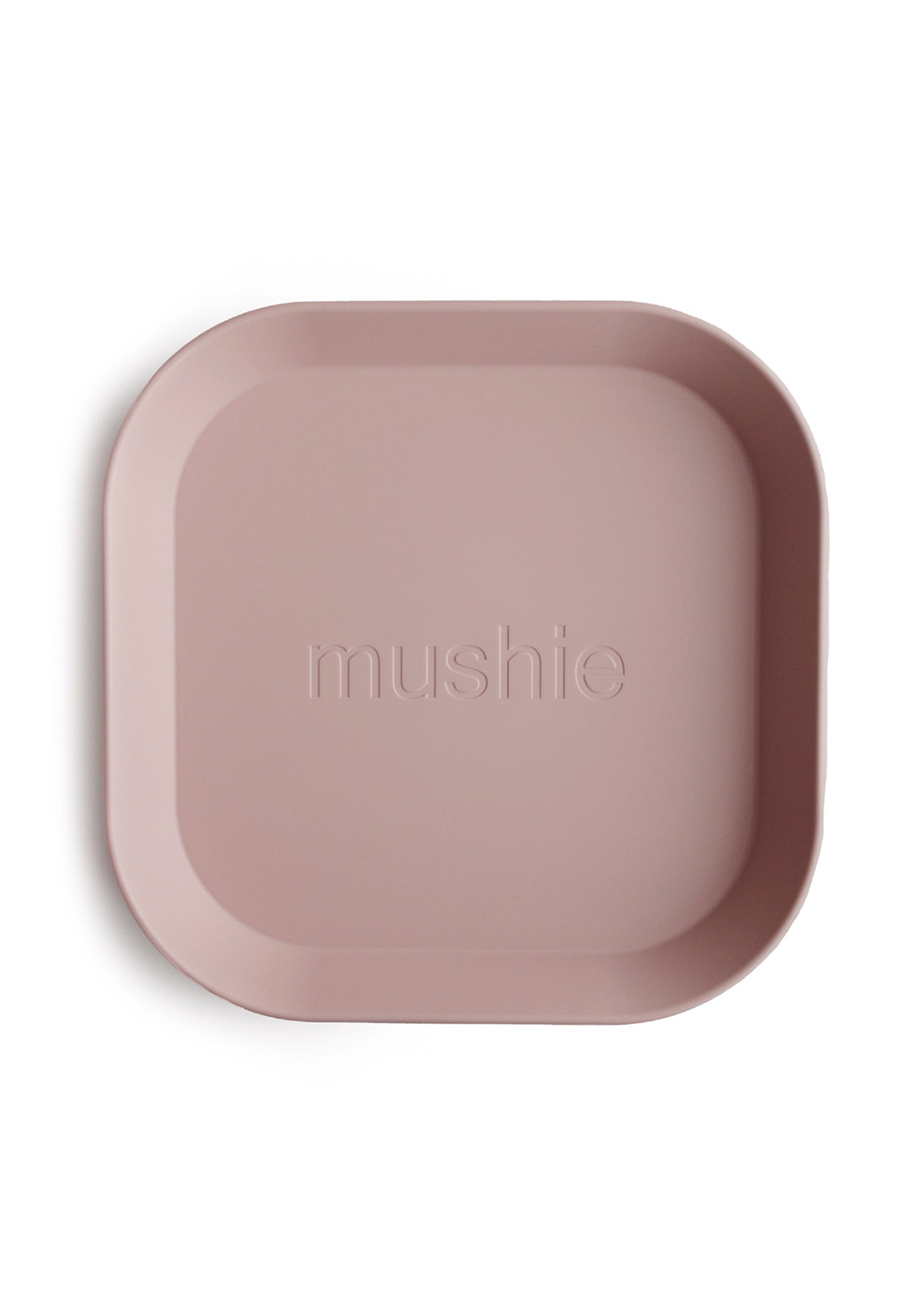 mushie - square dinner plates - set of 2