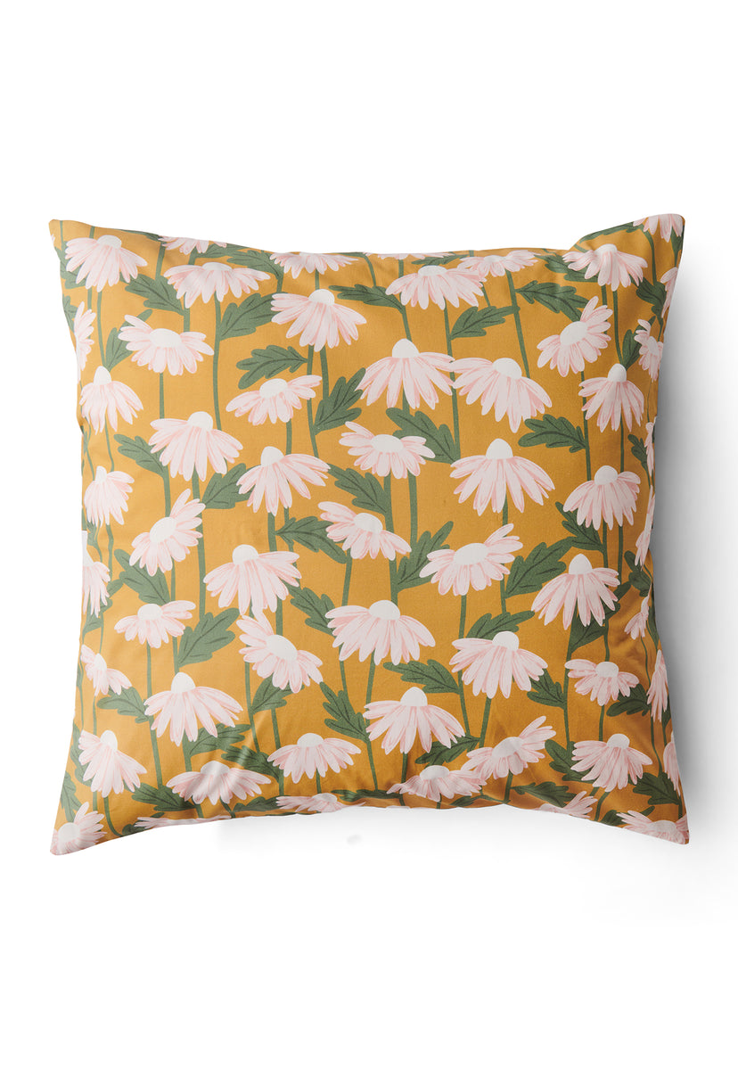 kip&co daisy bunch mustard cotton pillowcase 2P set GOOSE