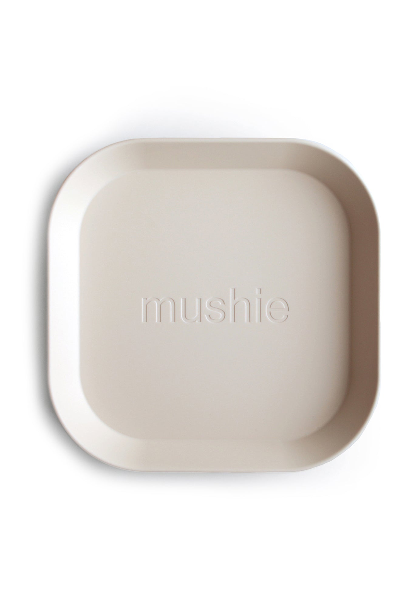 mushie - square dinner plates - set of 2