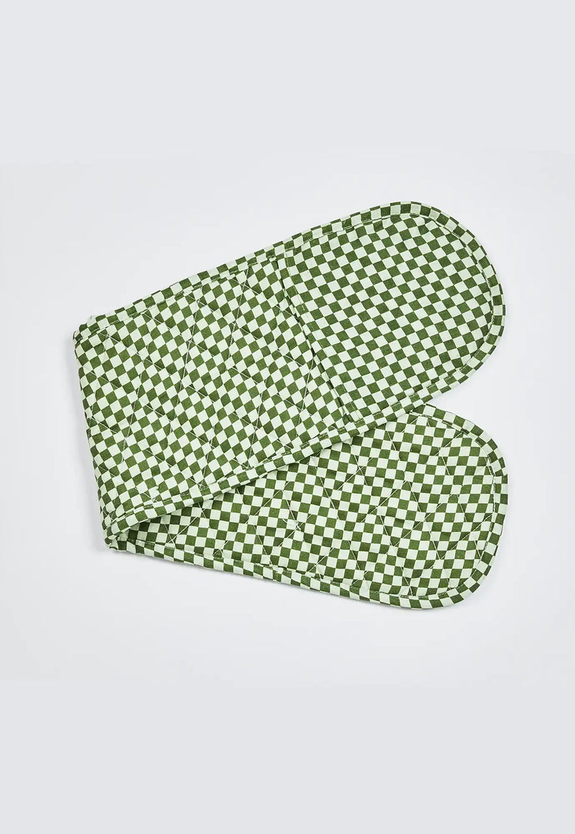 bonnie and neil long pot holder tiny checkers leaf GOOSE