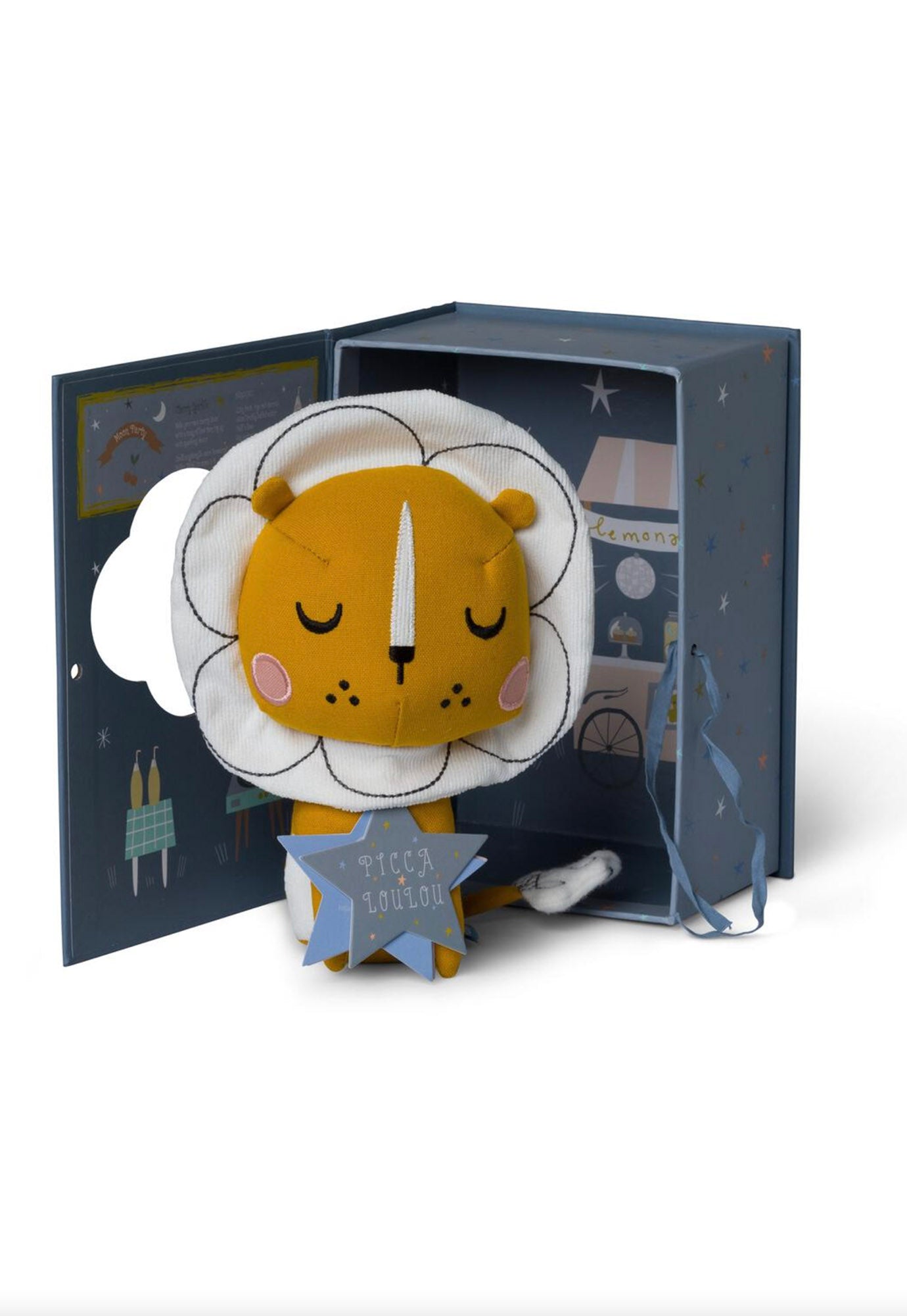 lion louie in gift box - 18cm