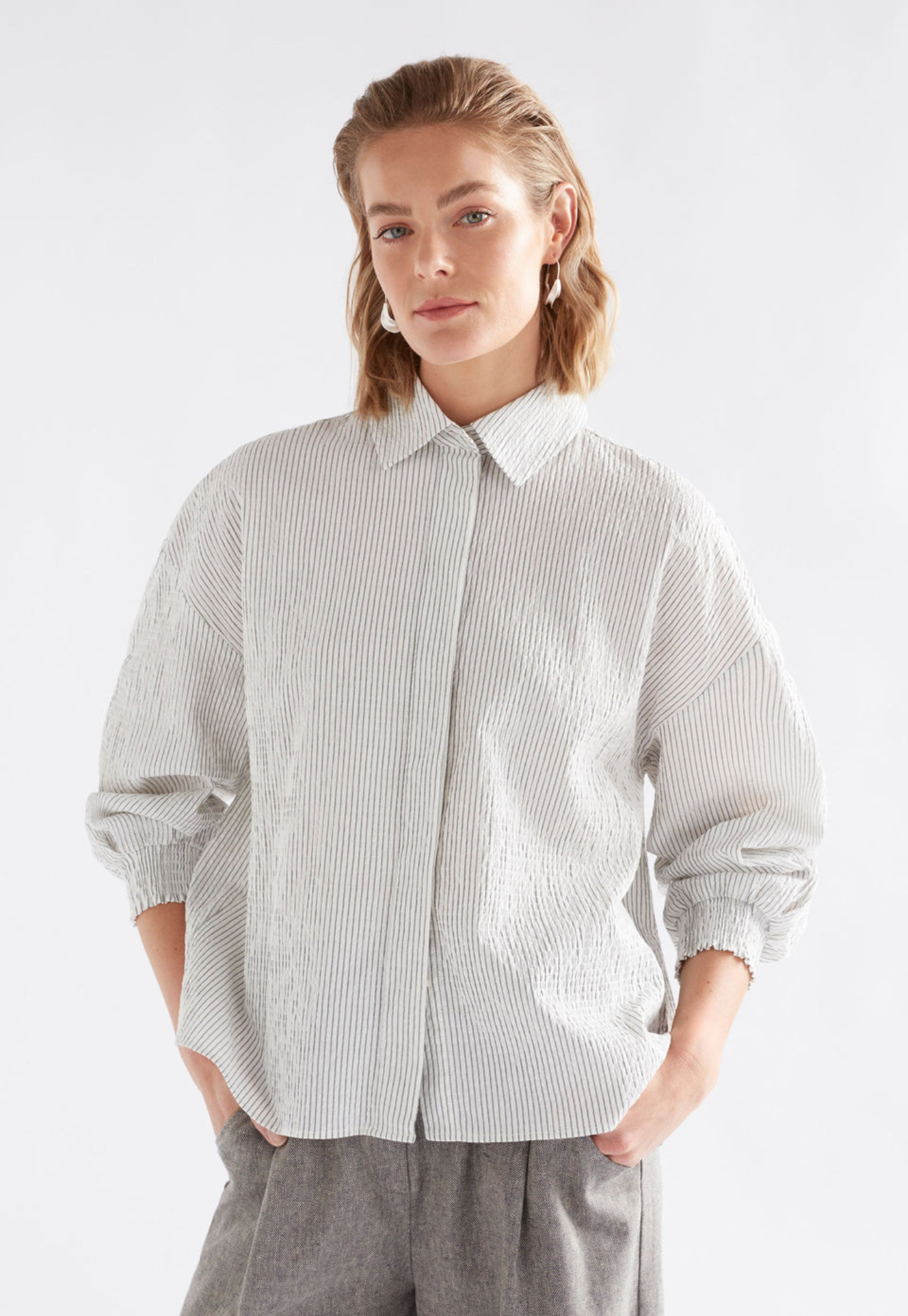 elk - erden shirt - white