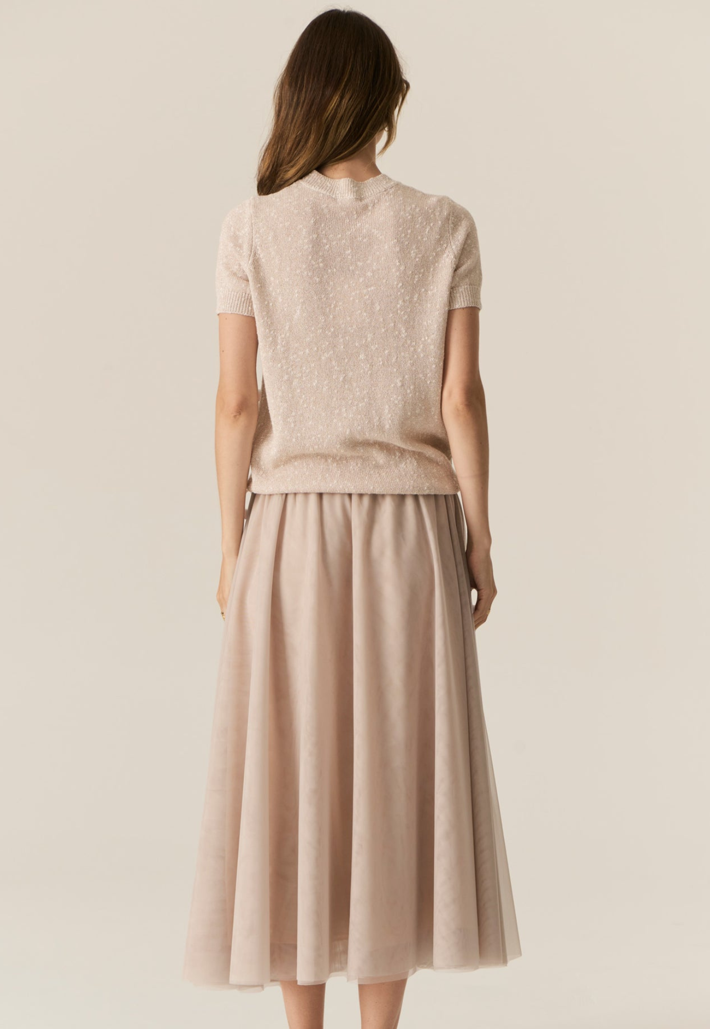 pol - posay tulle skirt - pebble