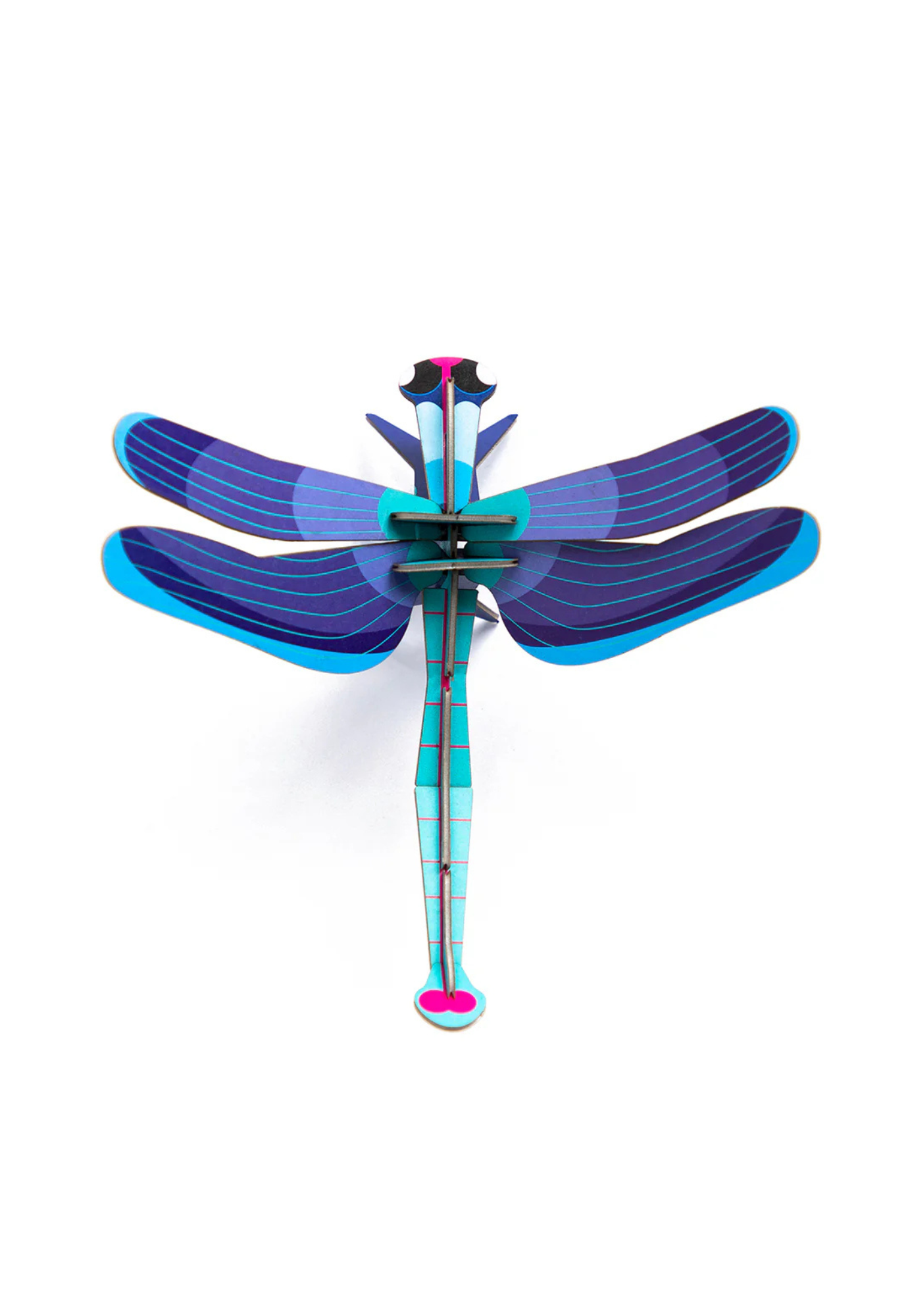 studio roof - wall art - sapphire dragonfly