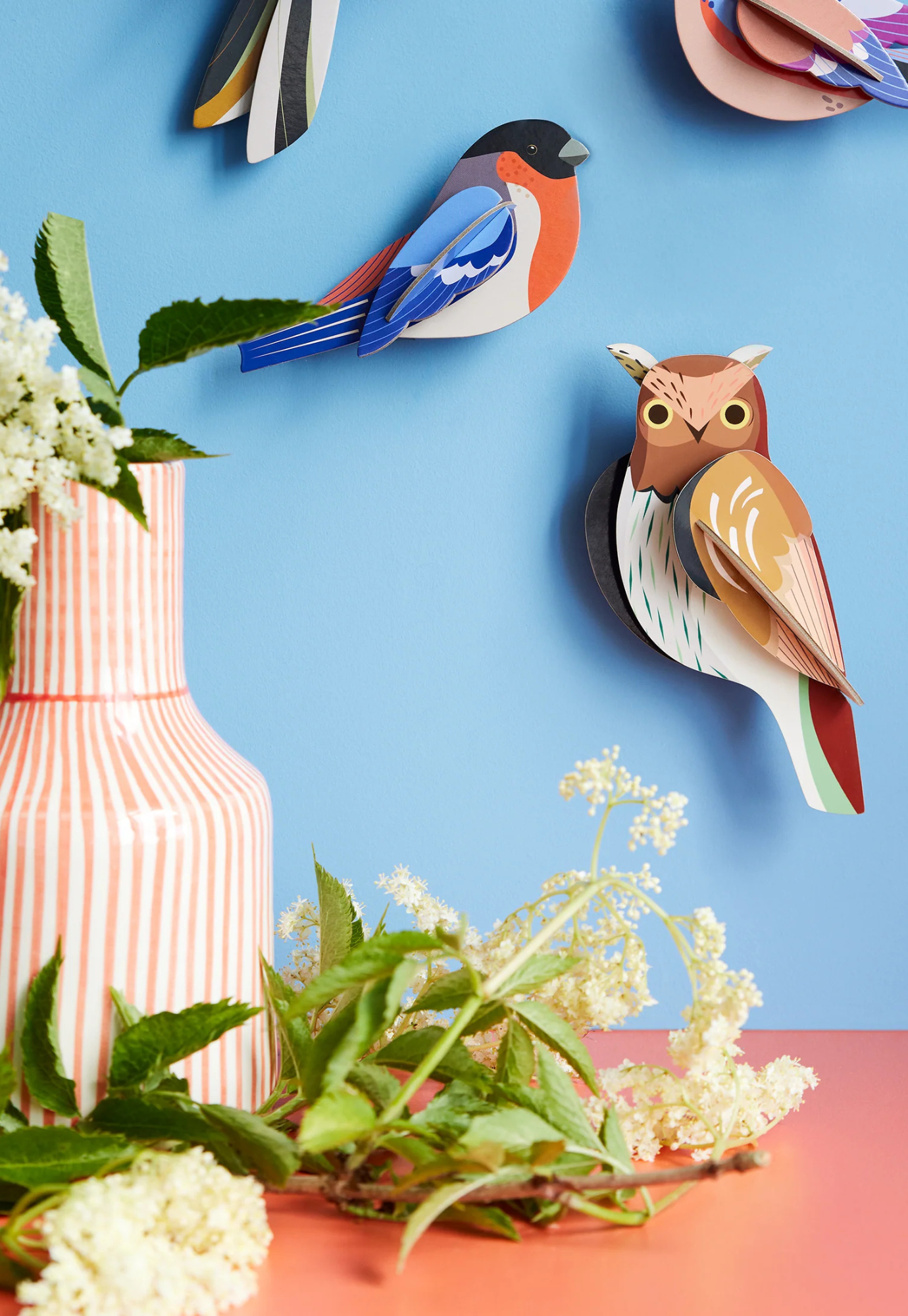 studio roof - wall art - tawny owl
