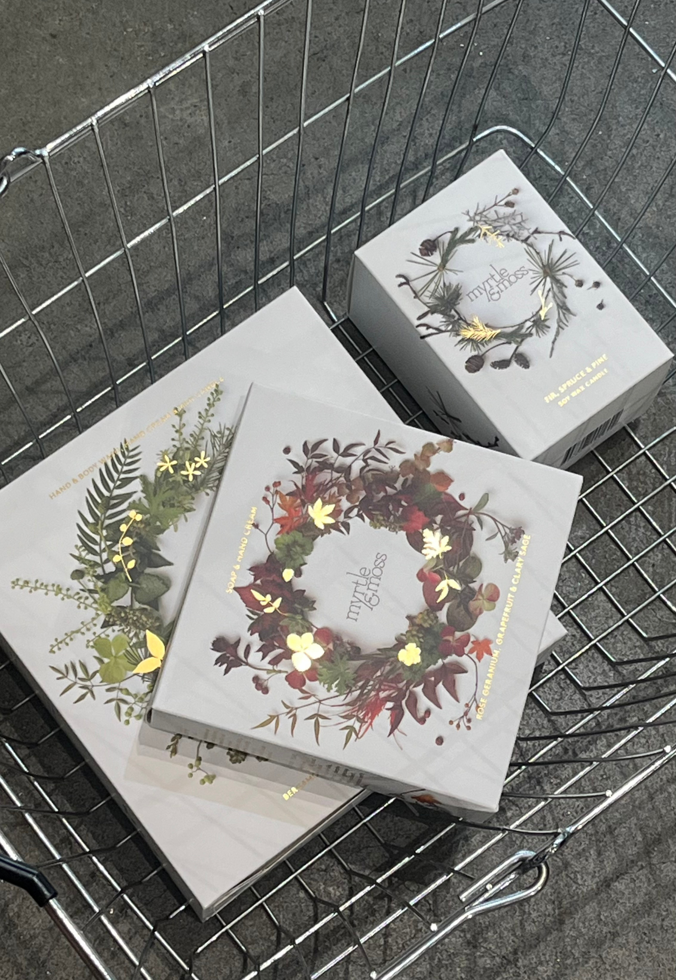 myrtle & moss - christmas trio