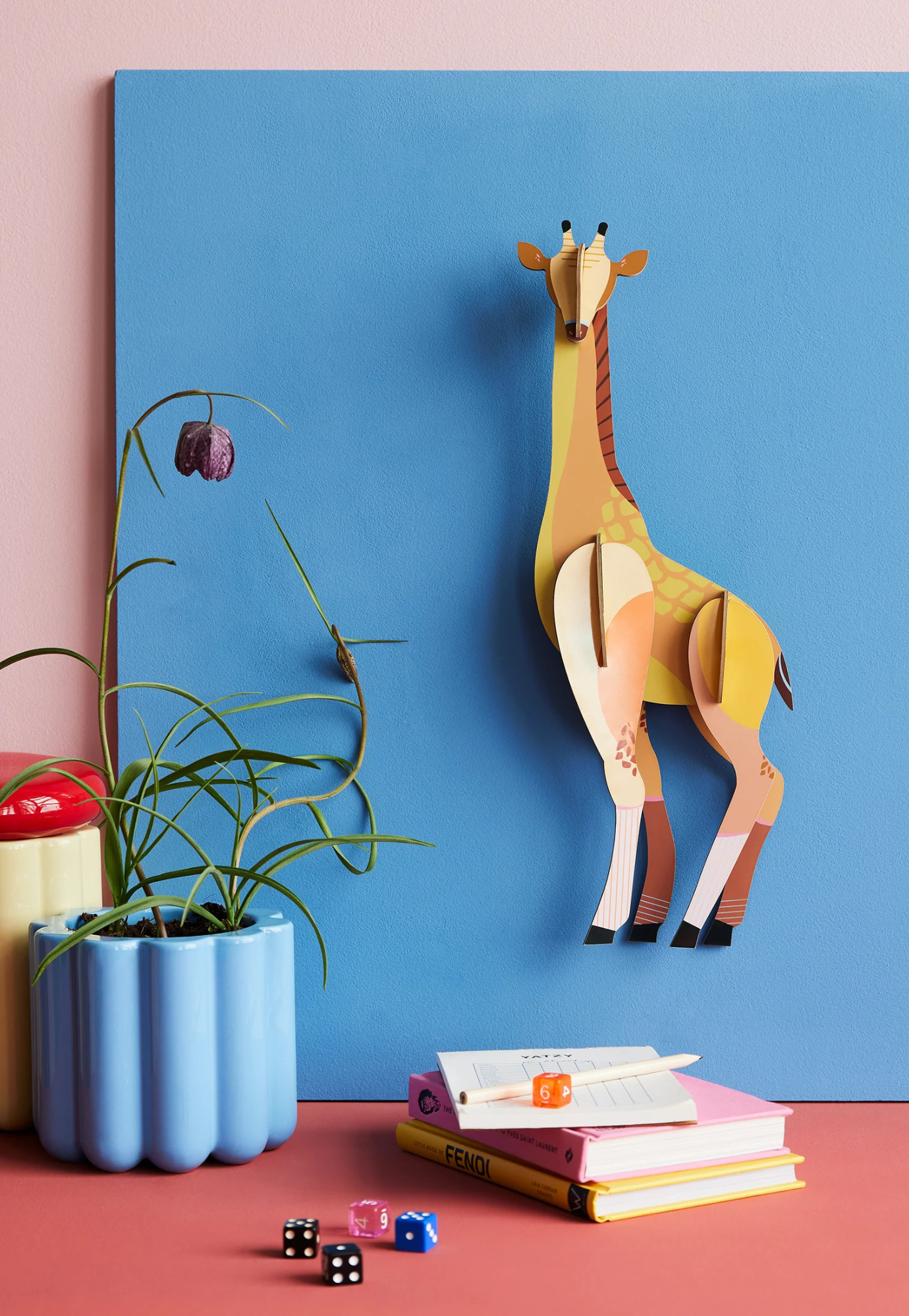 studio roof - wall art - giraffe