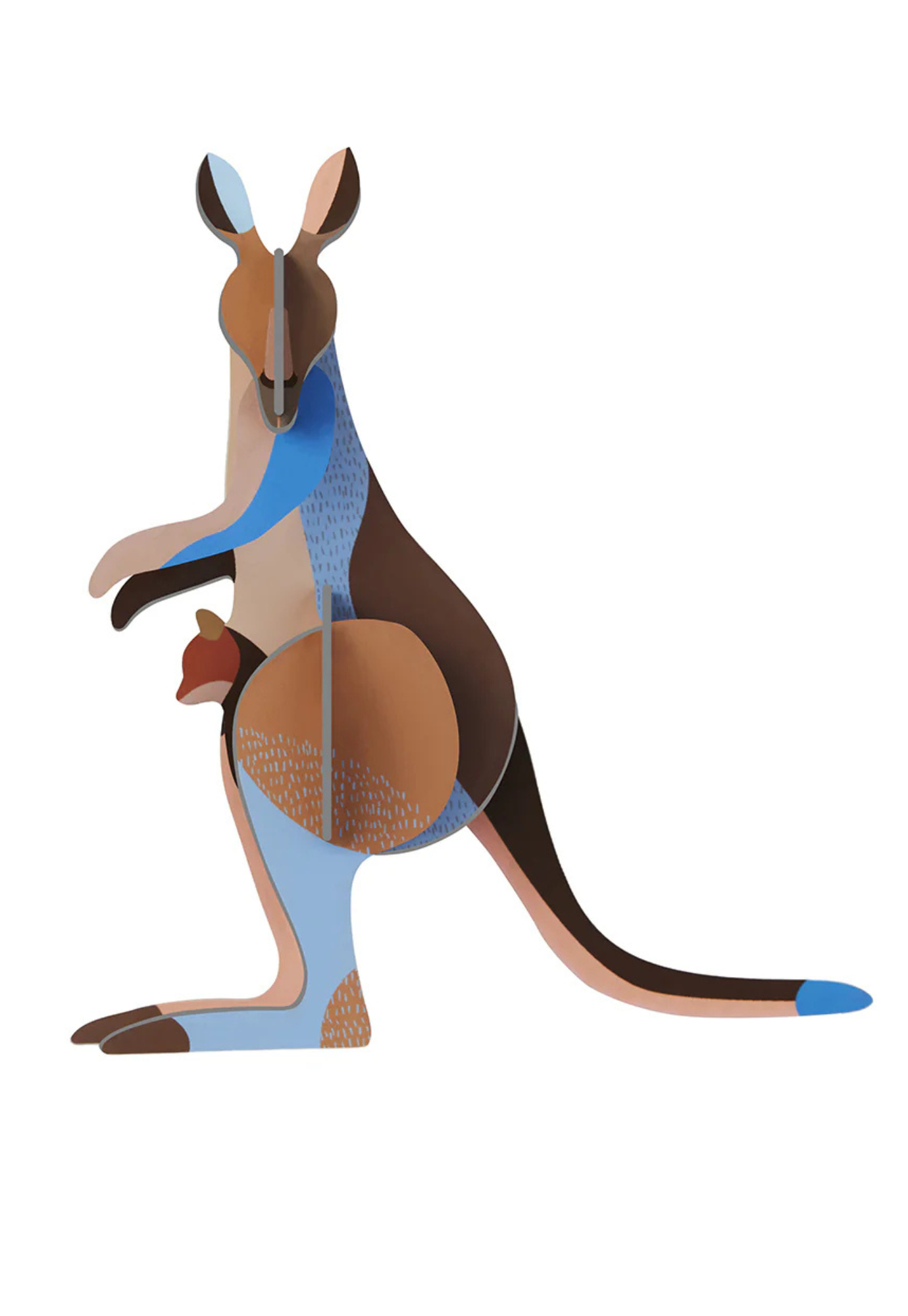studio roof - wall art - kangaroo