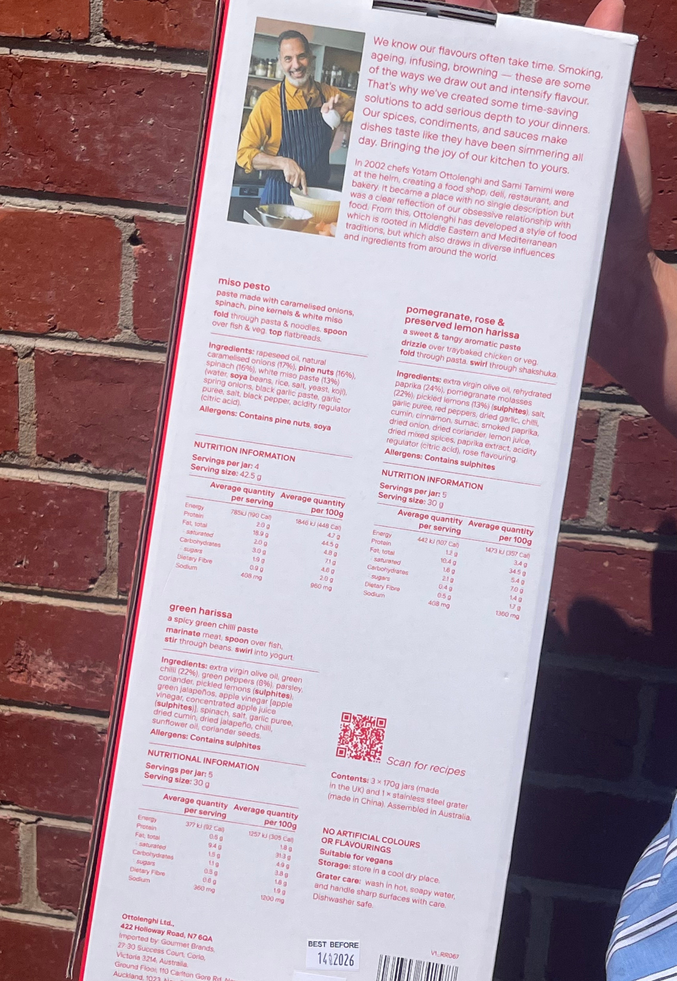 ottolenghi - grater & pantry gift set