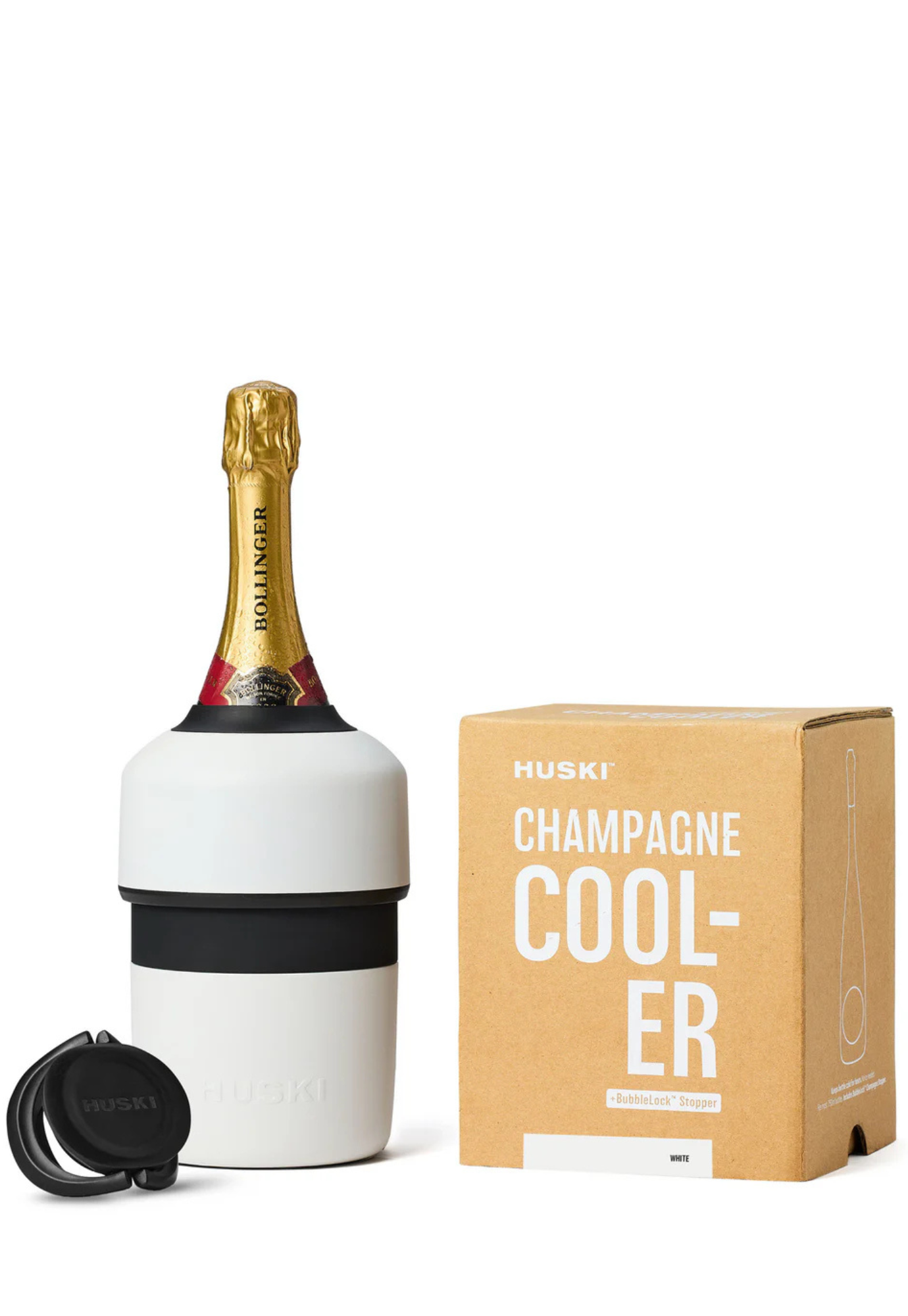 huski - champagne cooler - white