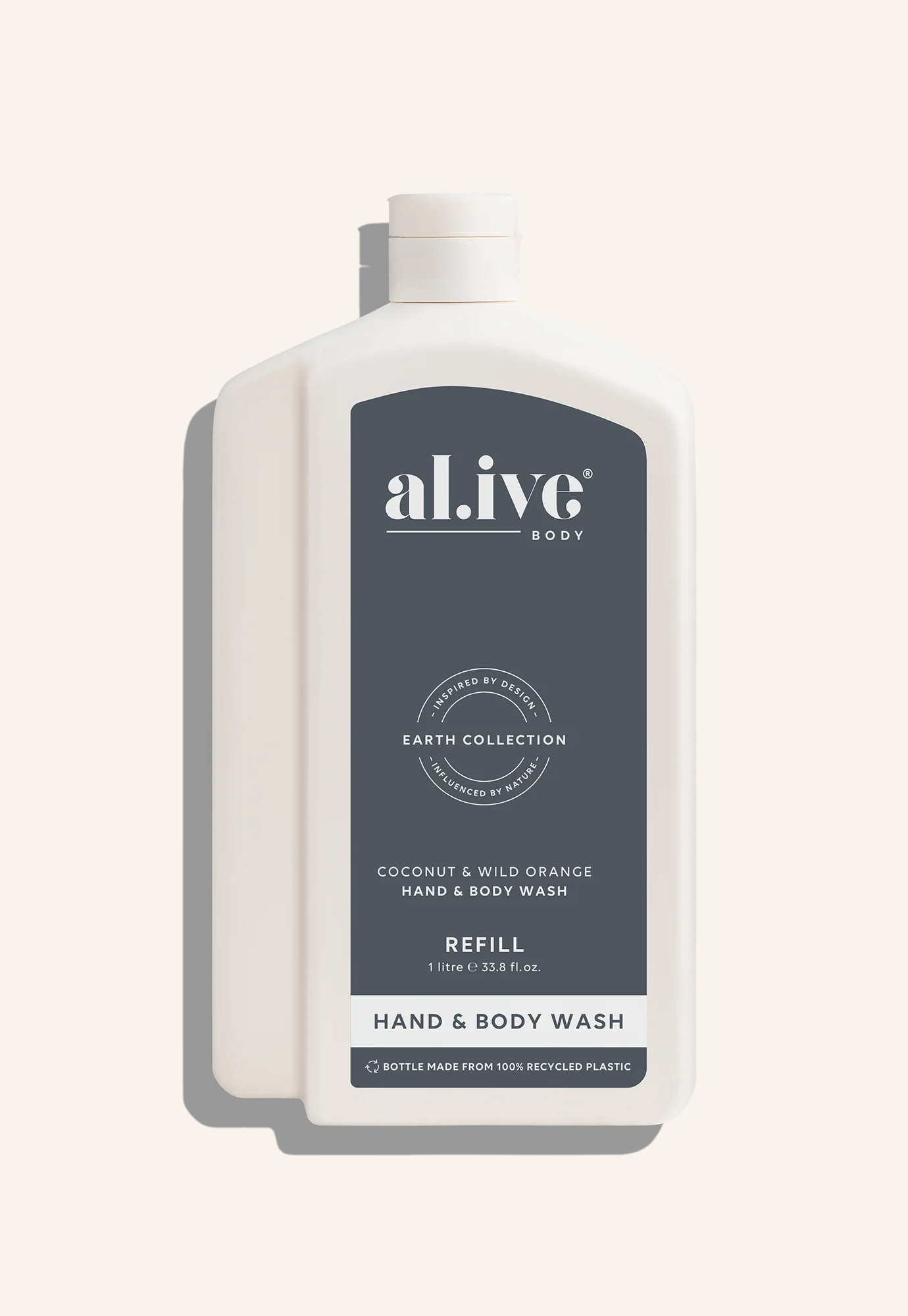 al.ive - hand & body wash refill - coconut & wild orange
