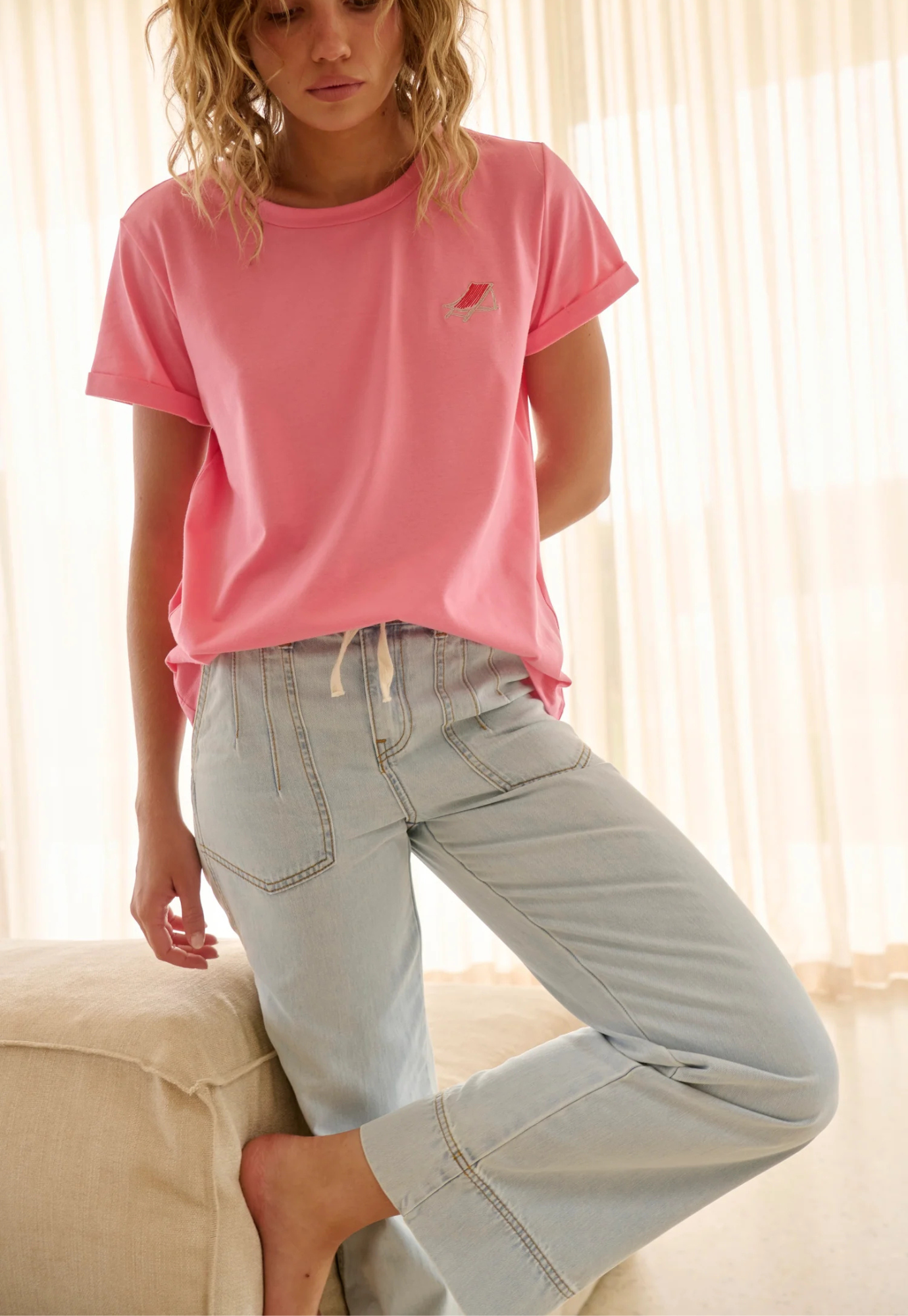 kireina - sofia pant - sky blue