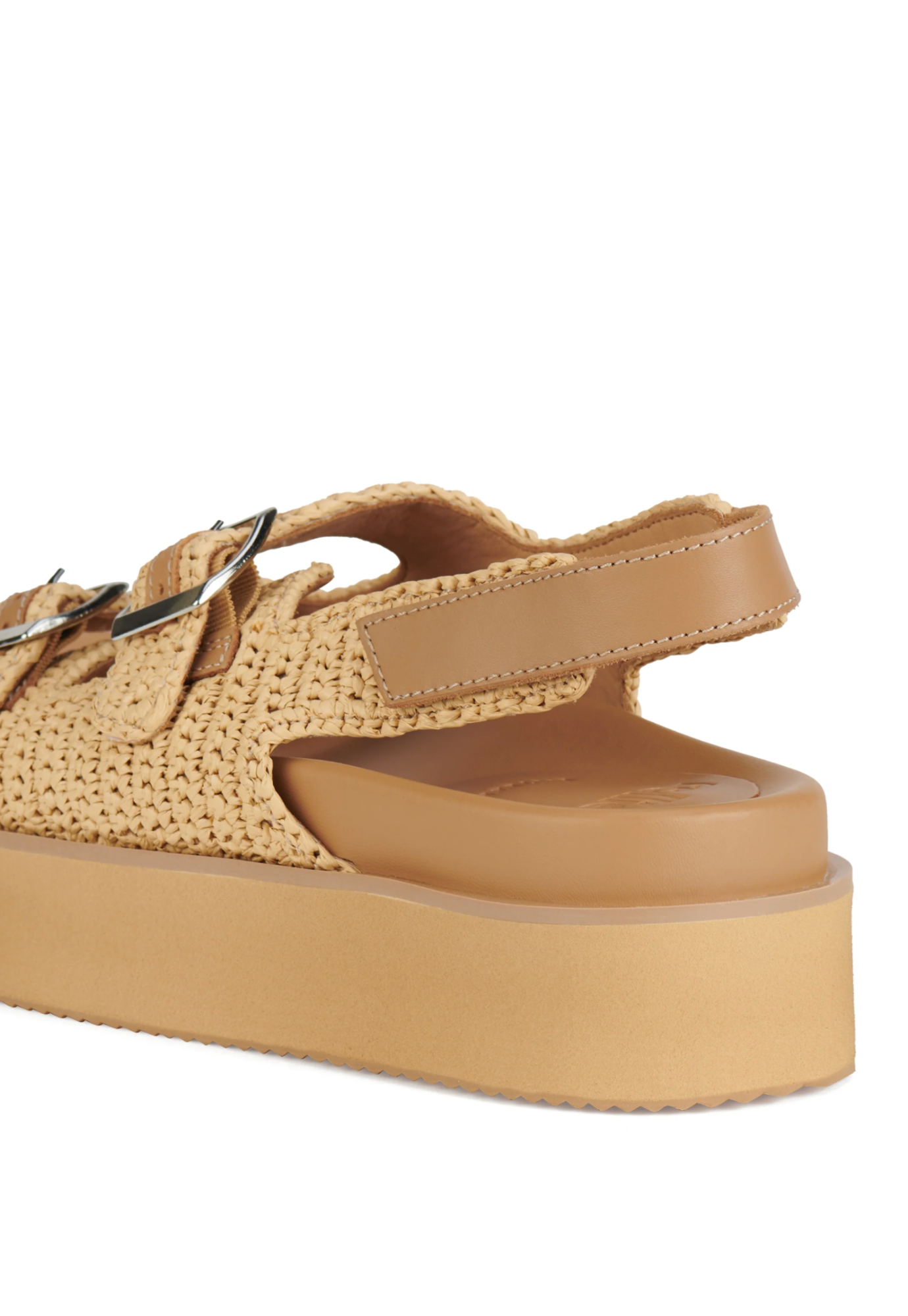 rollie - ace sandal weave - all tan