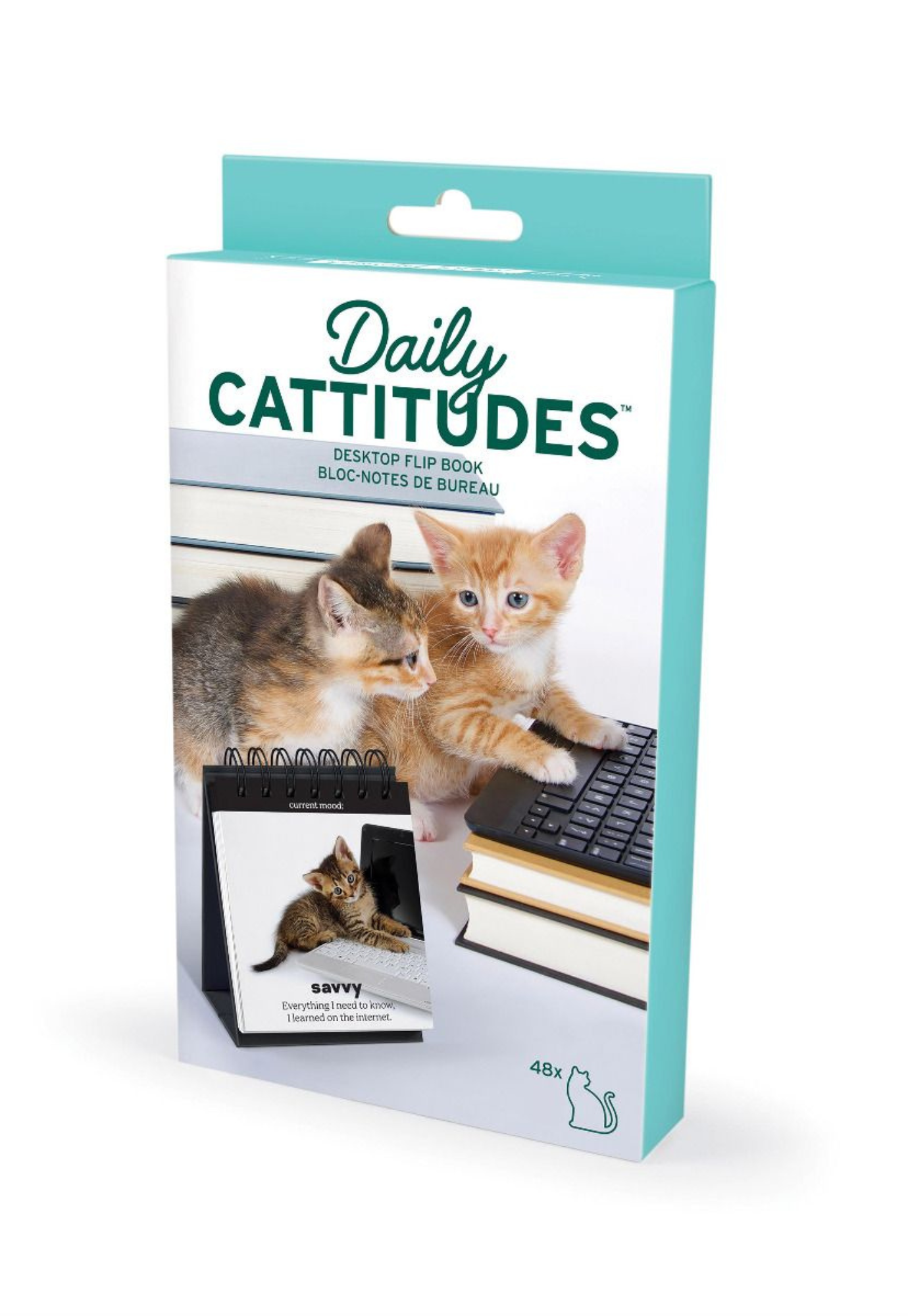 fred - daily cattitudes - desktop flip book