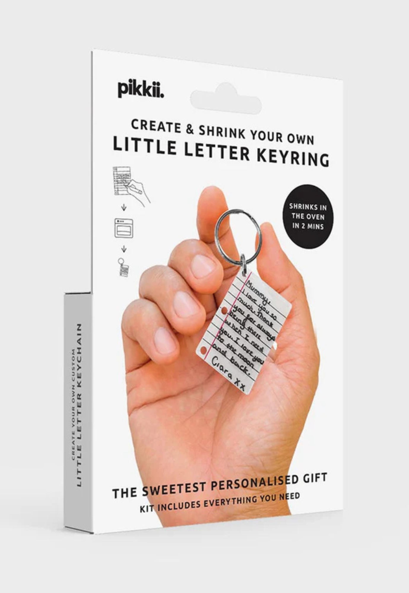 pikkii - little letter keyring