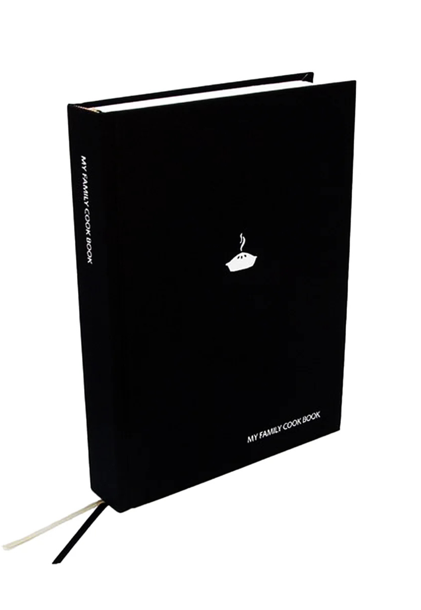 suck uk - my family cookbook - black