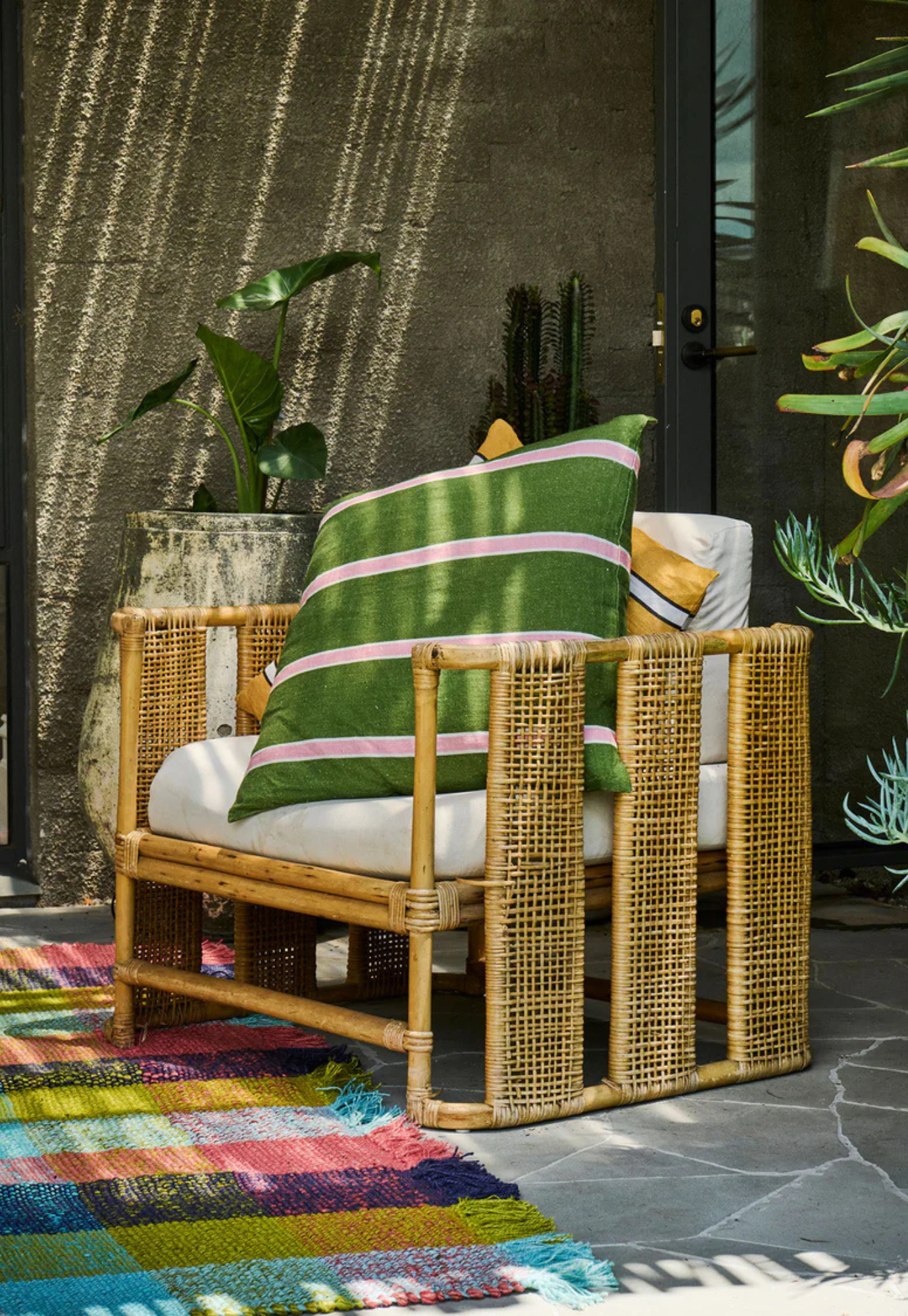 kip&co - catalina stripe upholstery cushion
