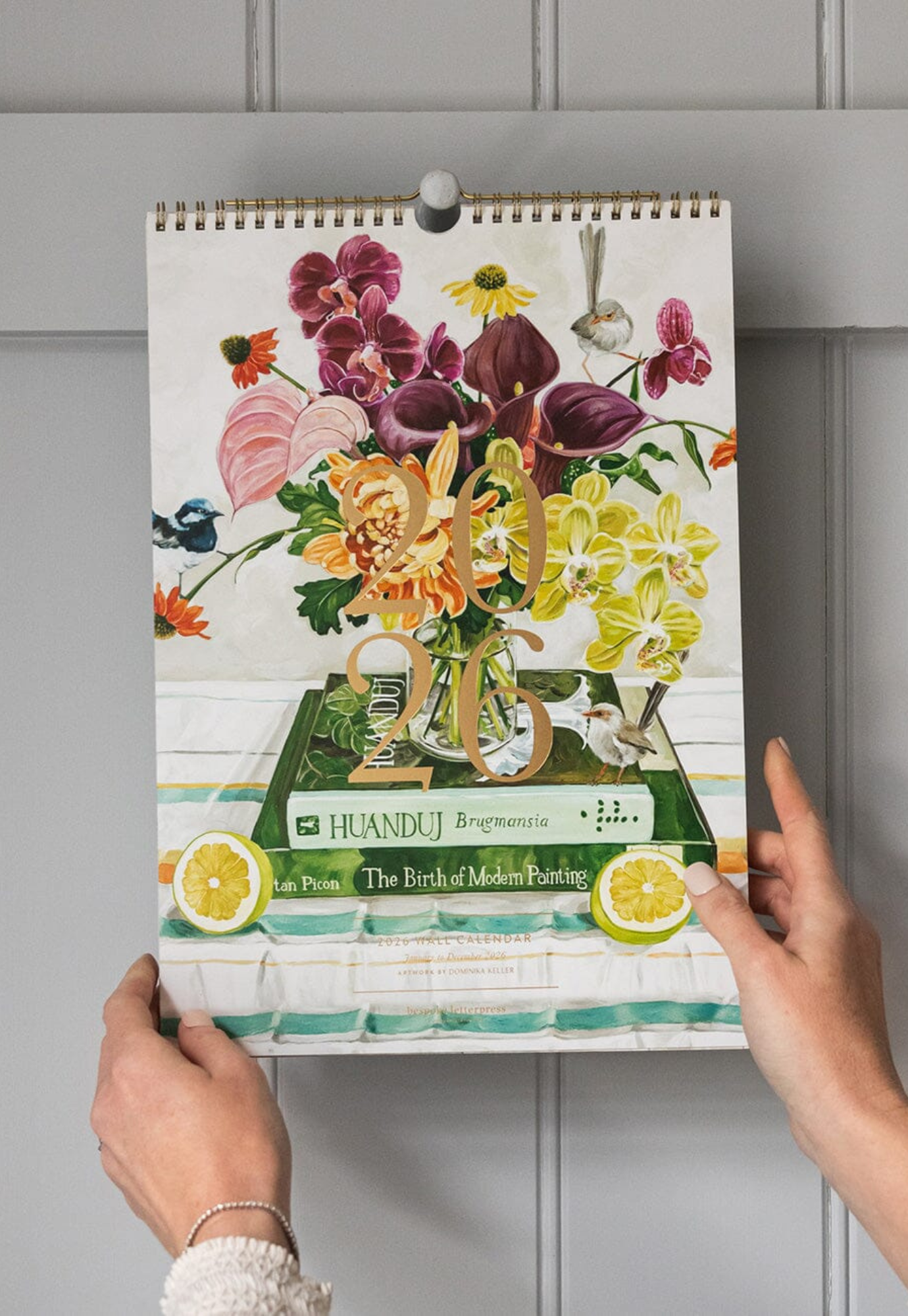 bespoke letterpress - 2026 wall calendar