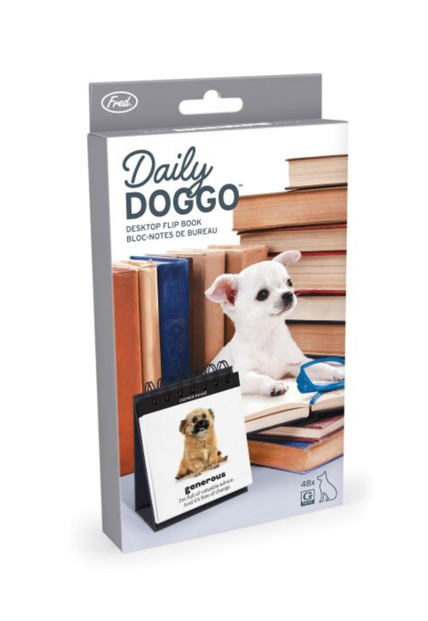 fred - daily doggo - desktop flip book