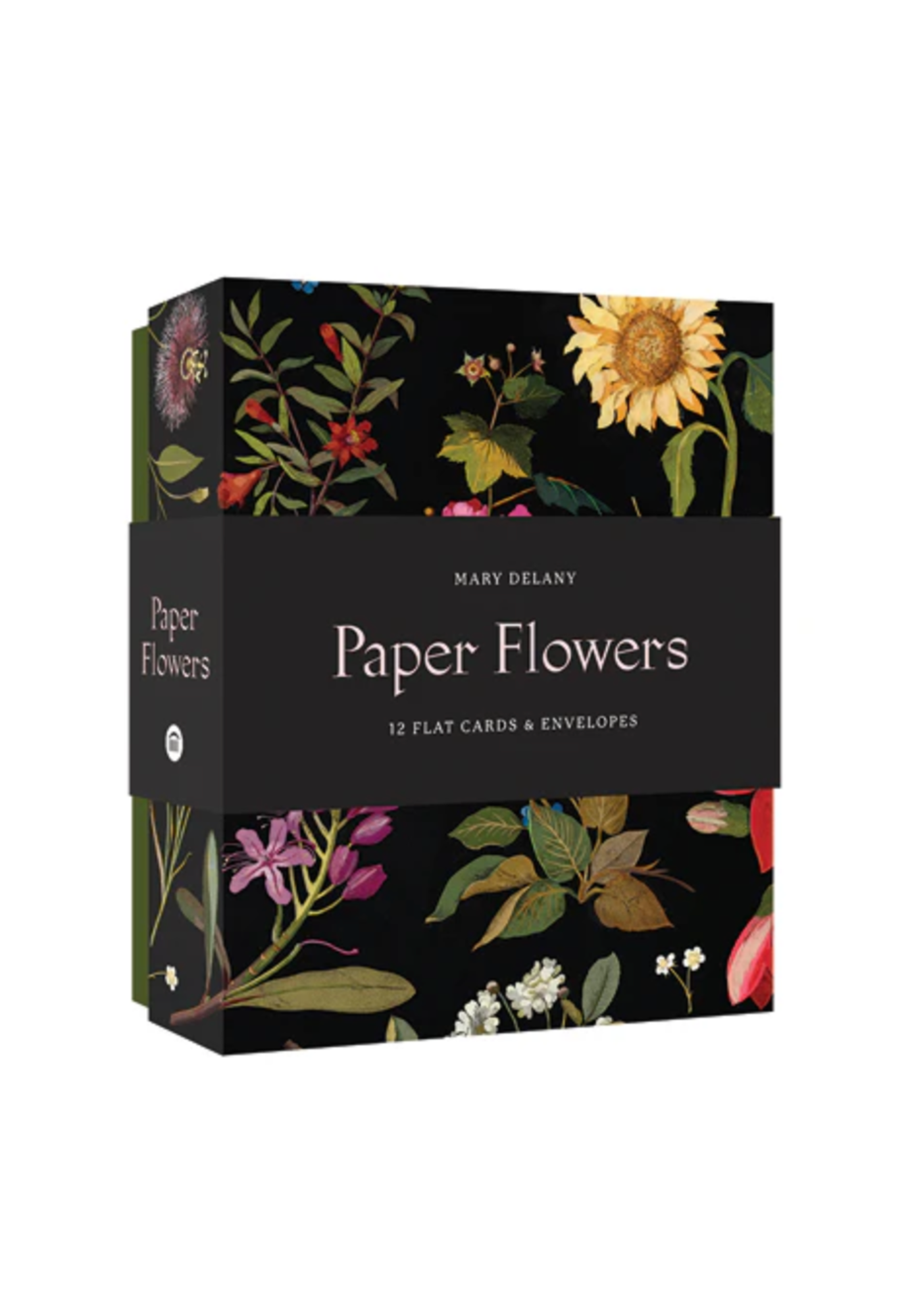 paper flowers - 12 flat cards & envelopes