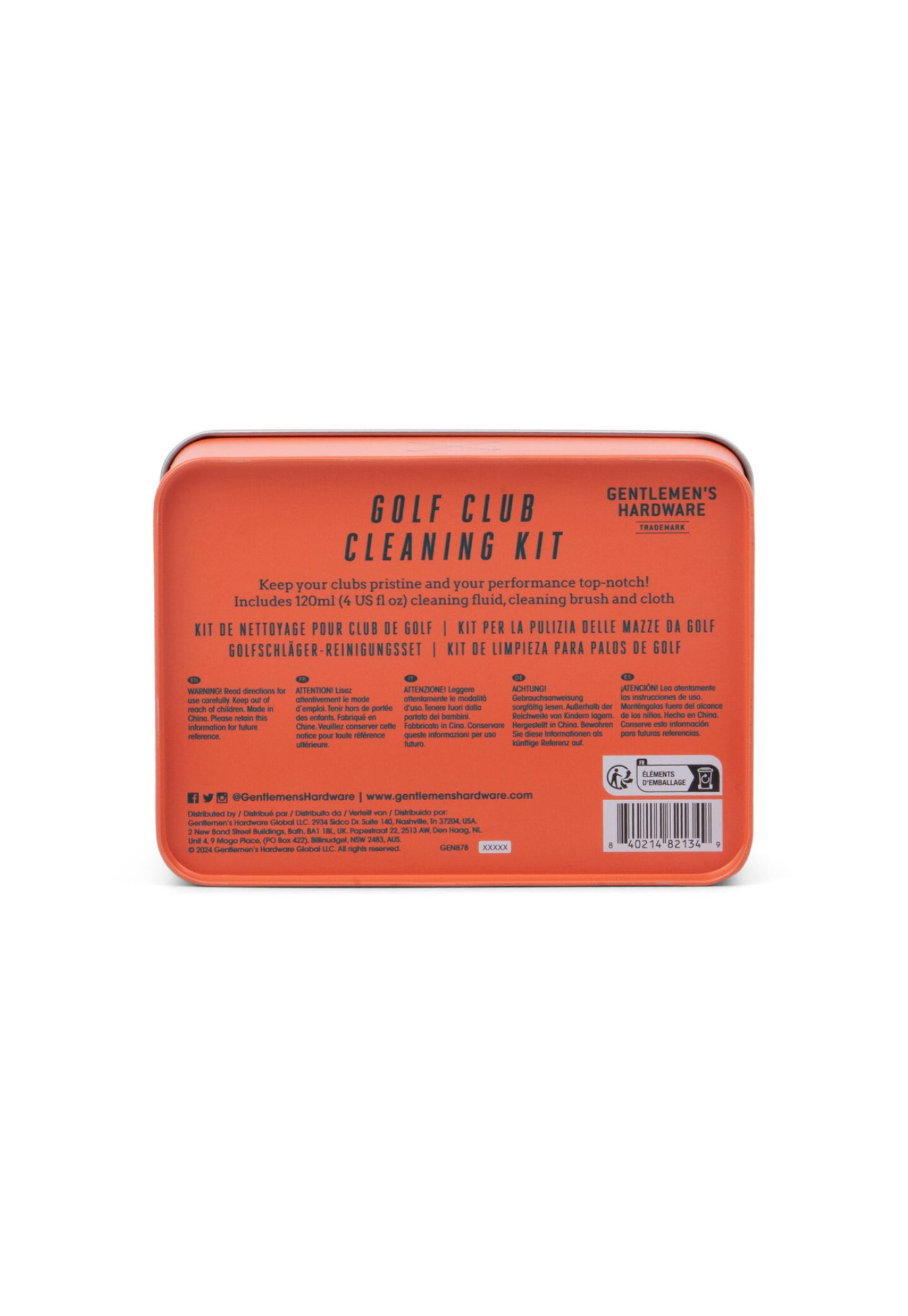 gentlemen's hardware - golf club cleaning kit