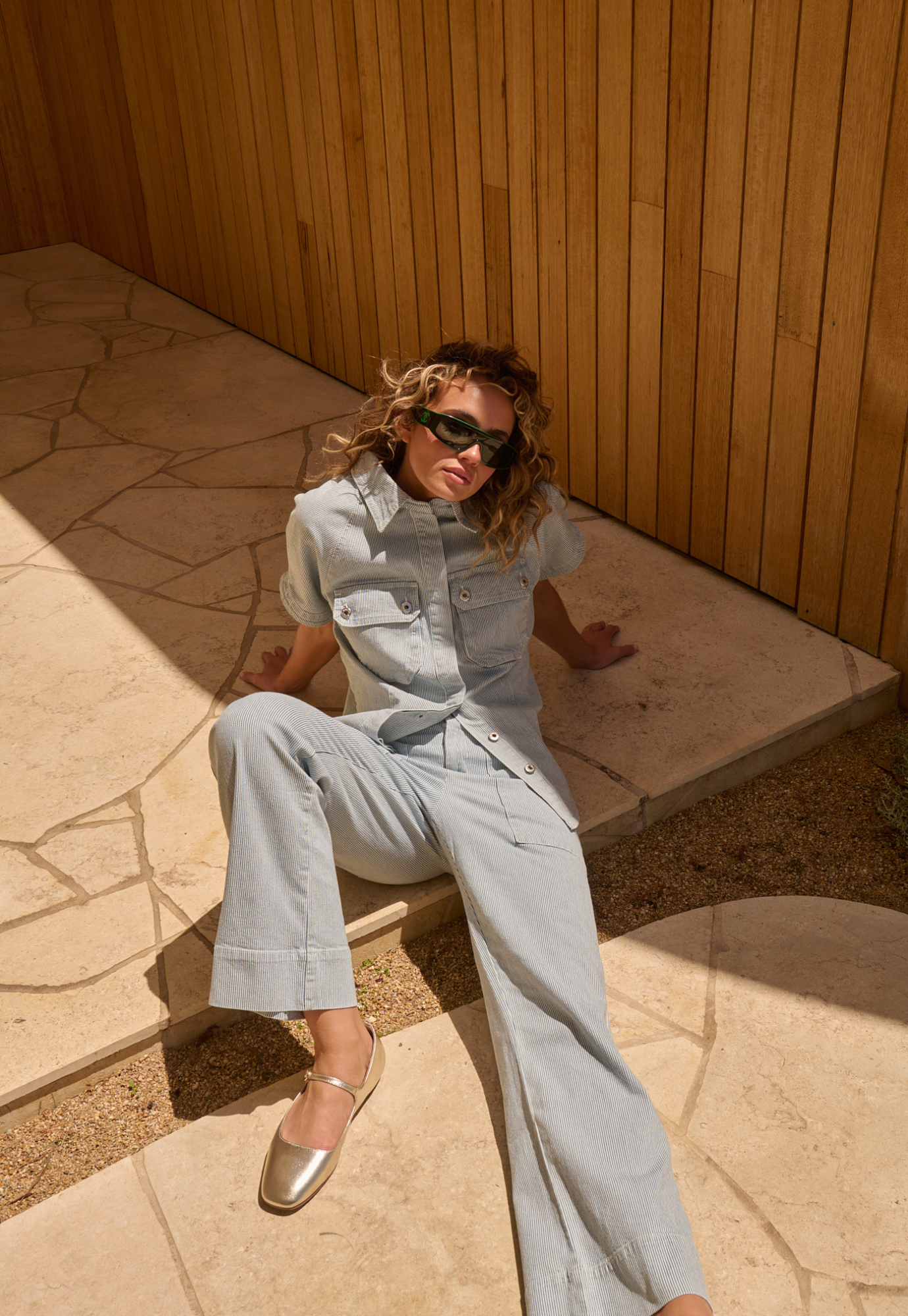 kireina - celeste pant - stripe