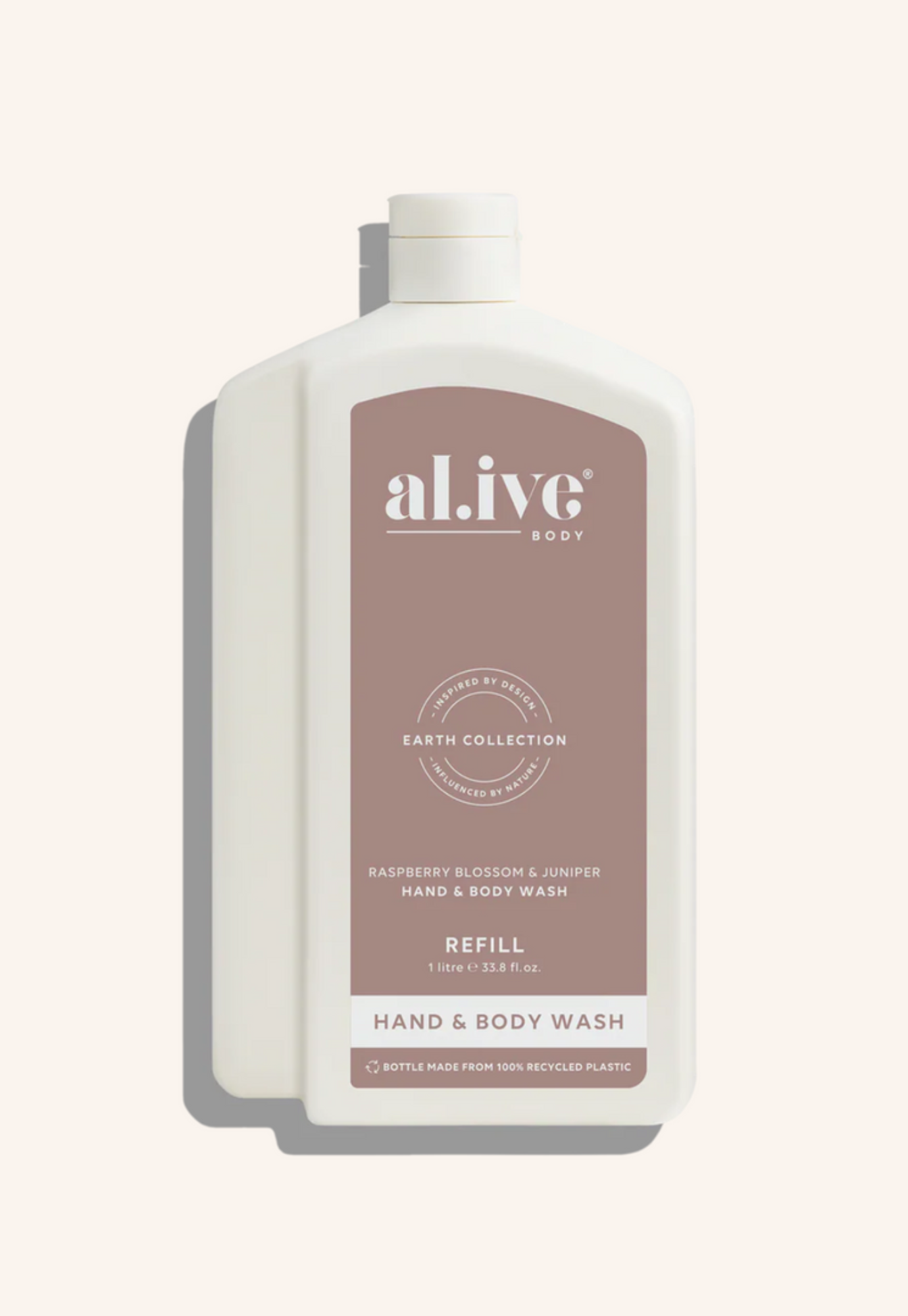 al.ive - hand & body wash refill - raspberry blossom & juniper