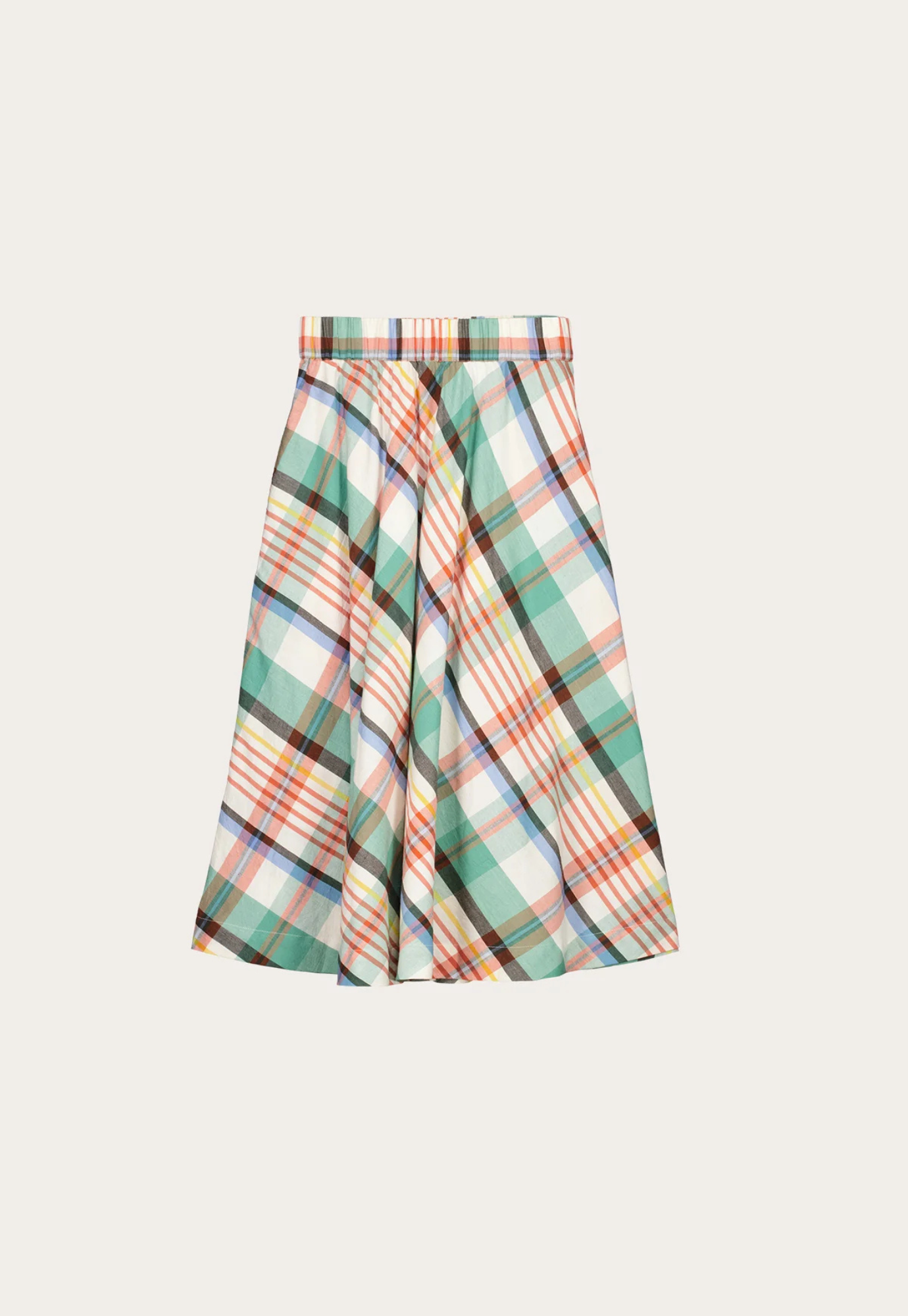 nancybird - wave skirt - summer check