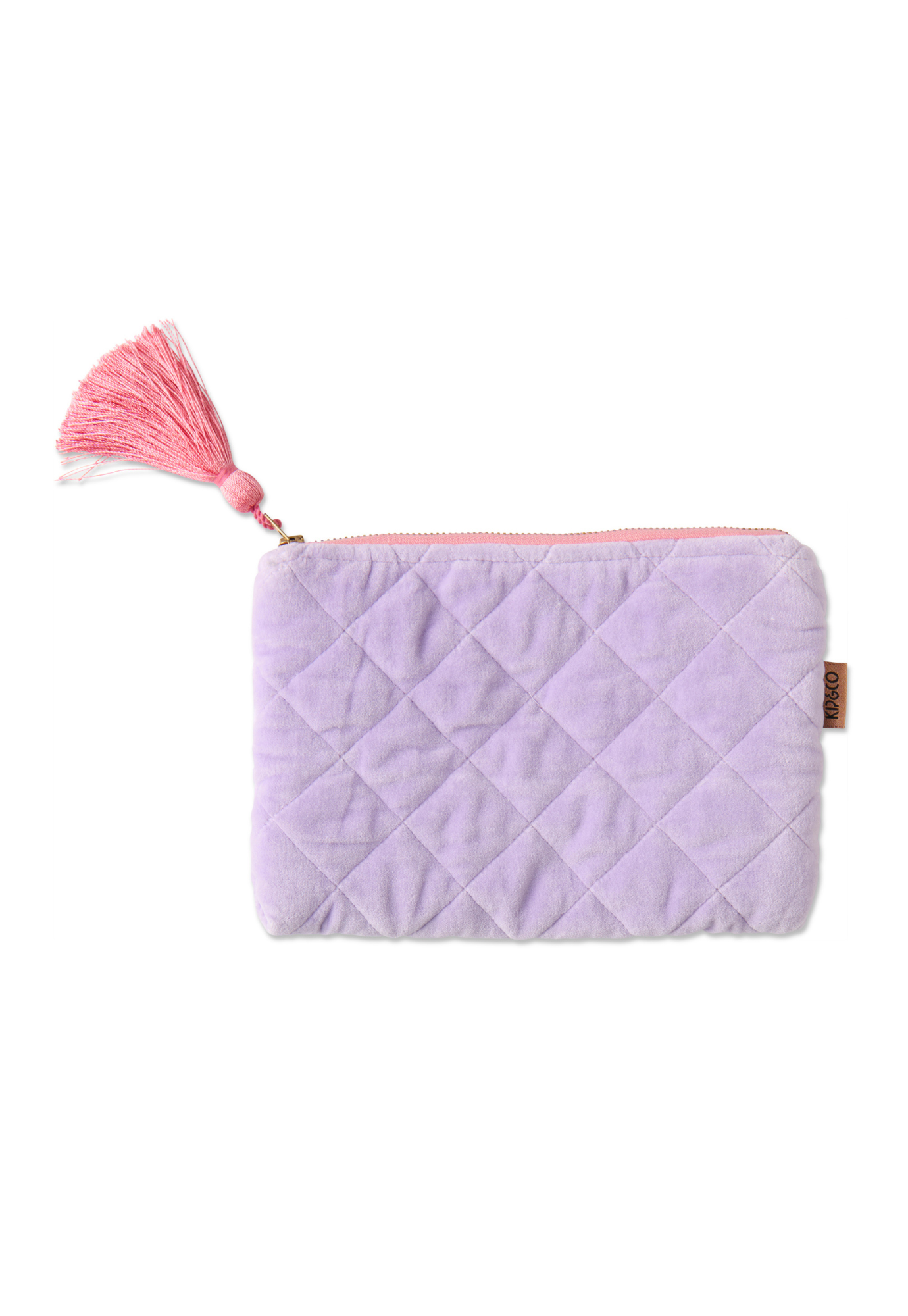 kip&co - lilac velvet cosmetics purse
