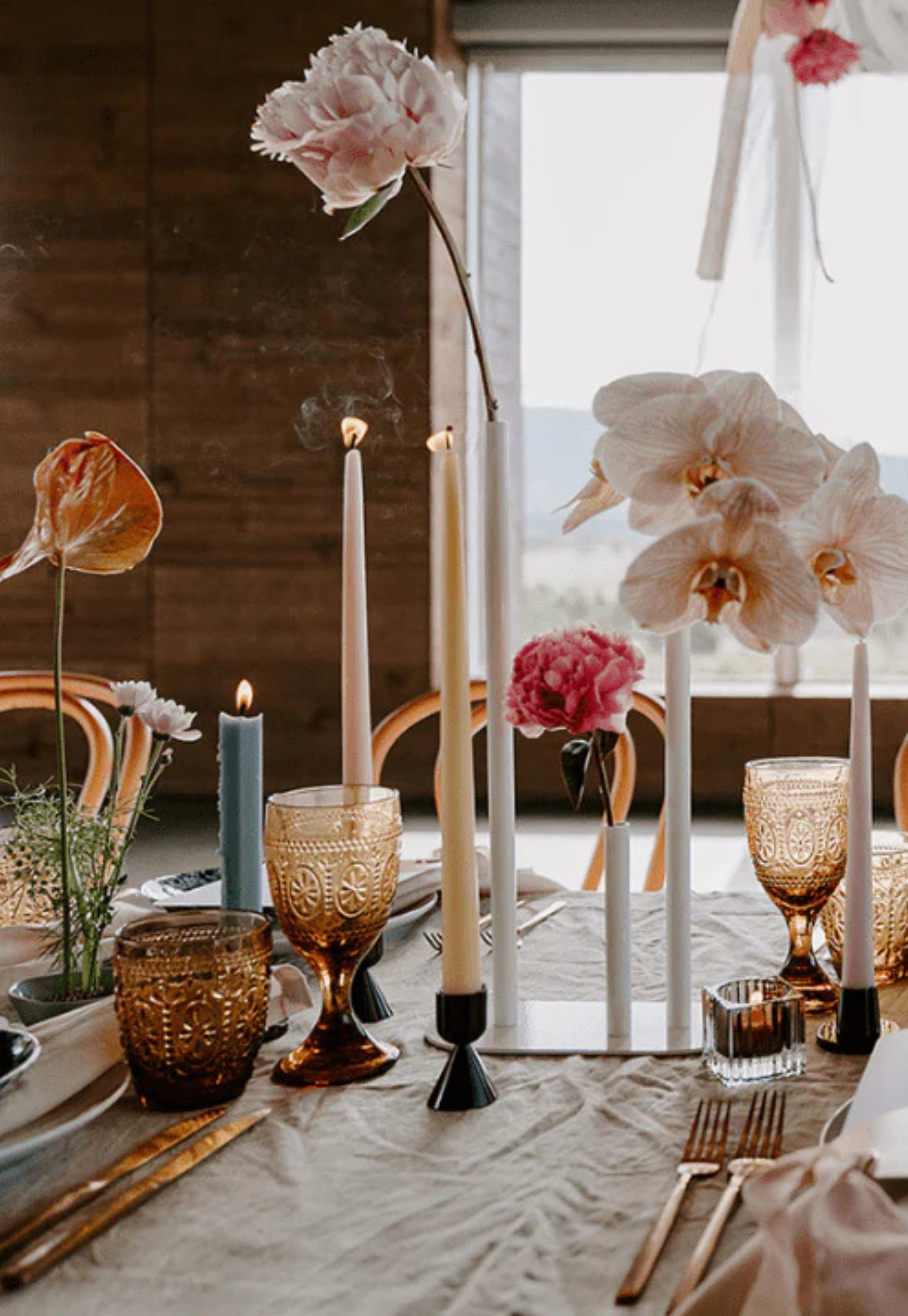 dinner candle - pack of 4 - 30cm