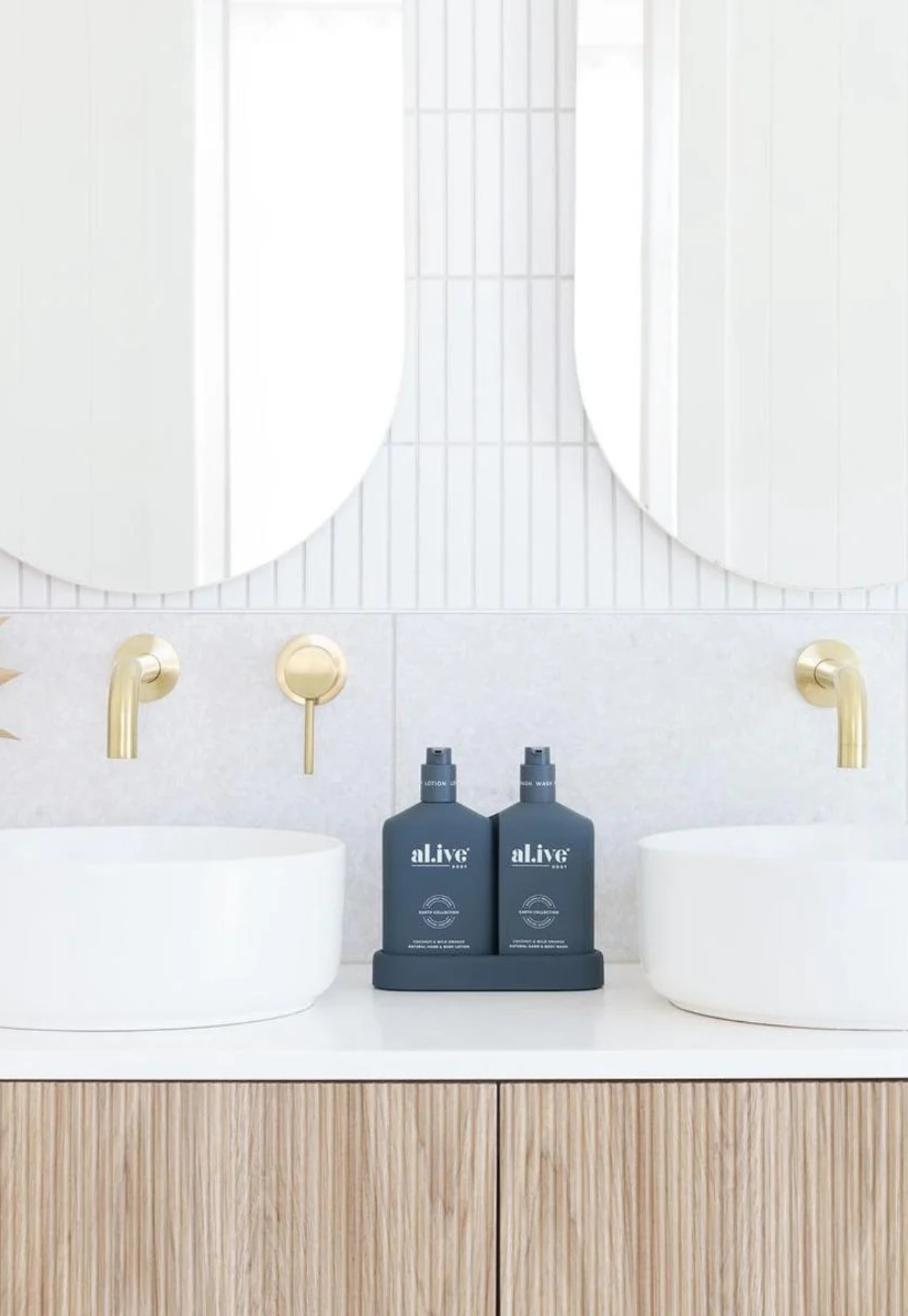 al.ive - wash & lotion duo - coconut & wild orange