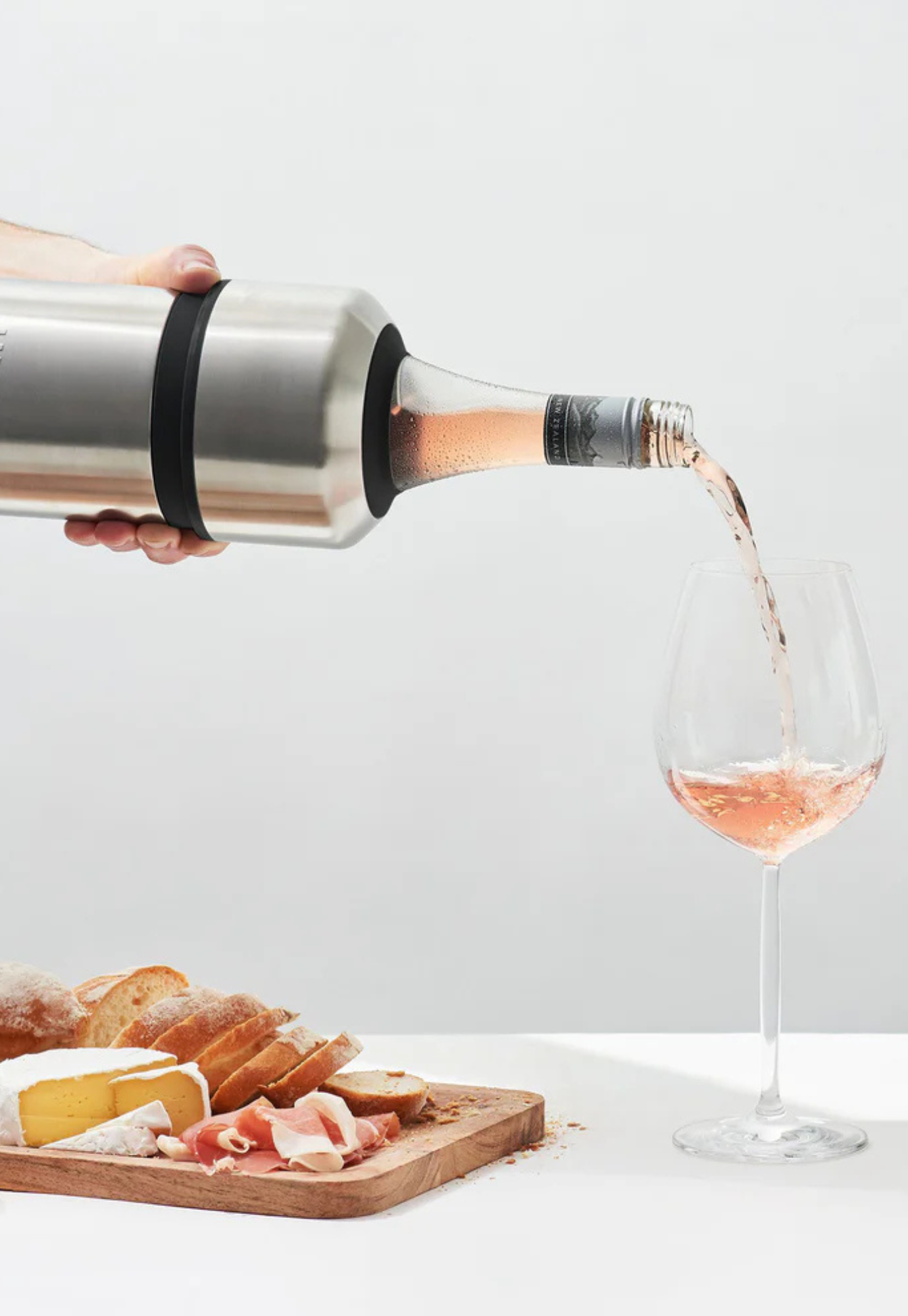 huski - wine cooler - brushed stainless