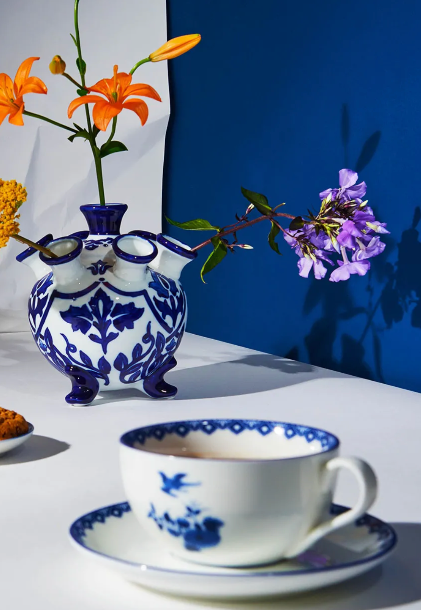 rijks museum - klevering delftware cup & saucer set of 2