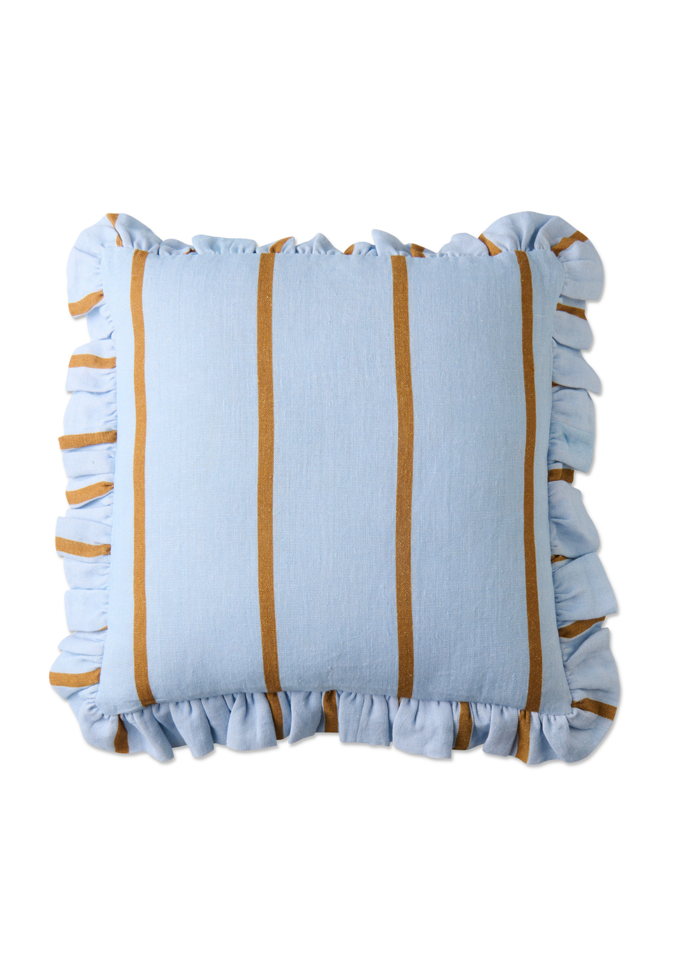 kip&co - como stripe frill upholstery cushion