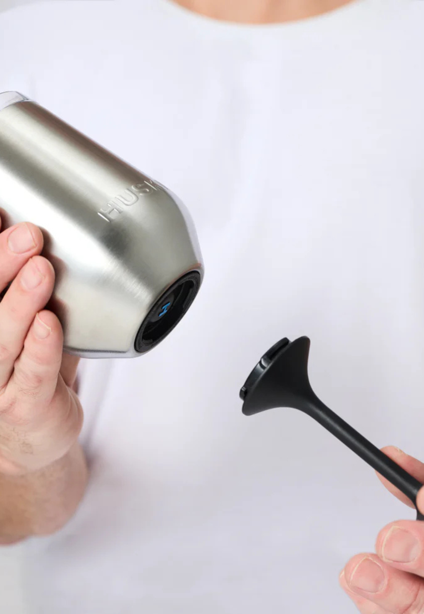 huski - wine tumbler 2.0 - brushed stainless