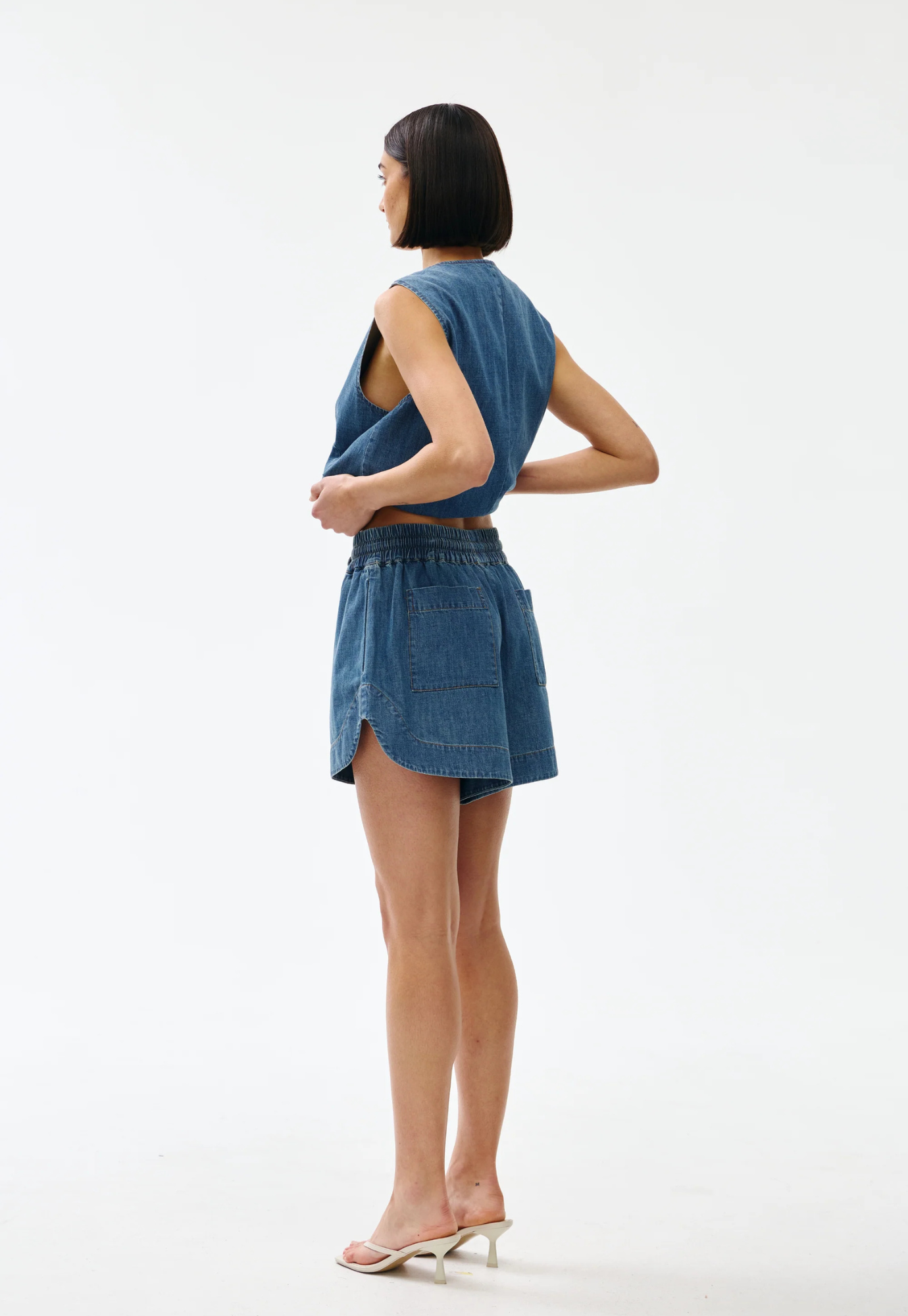 kinney - juniper short - denim