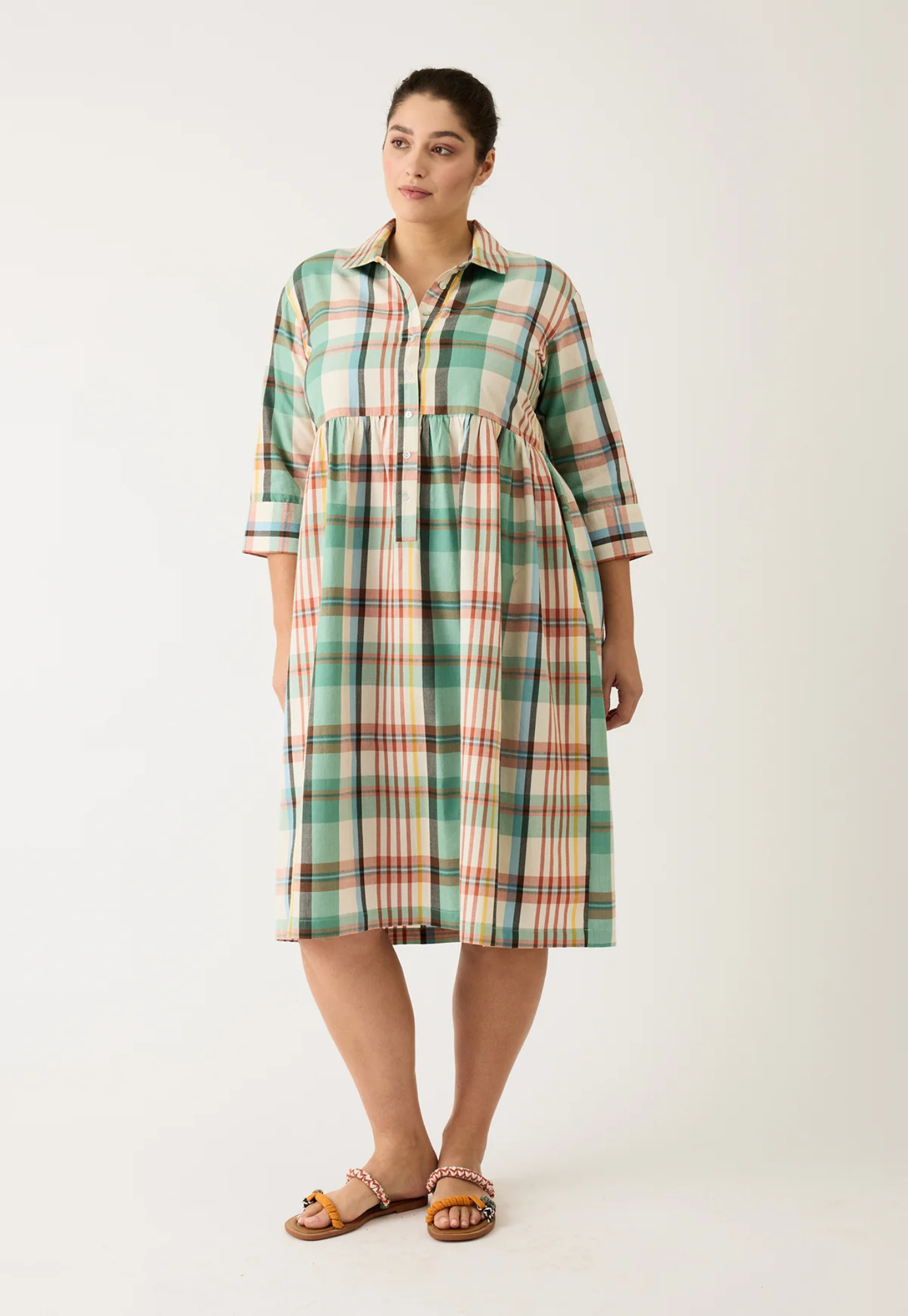 nancybird - mel dress - summer check