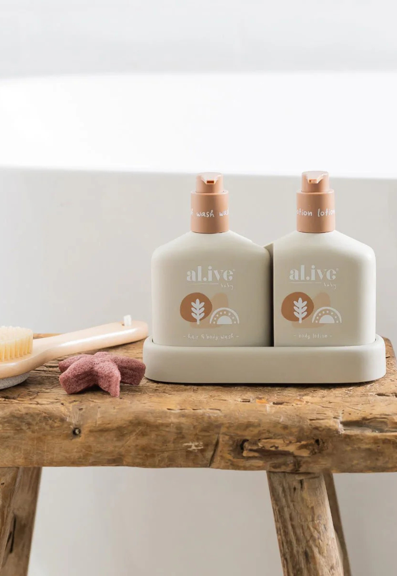 al.ive - baby hair & body duo - calming oatmeal