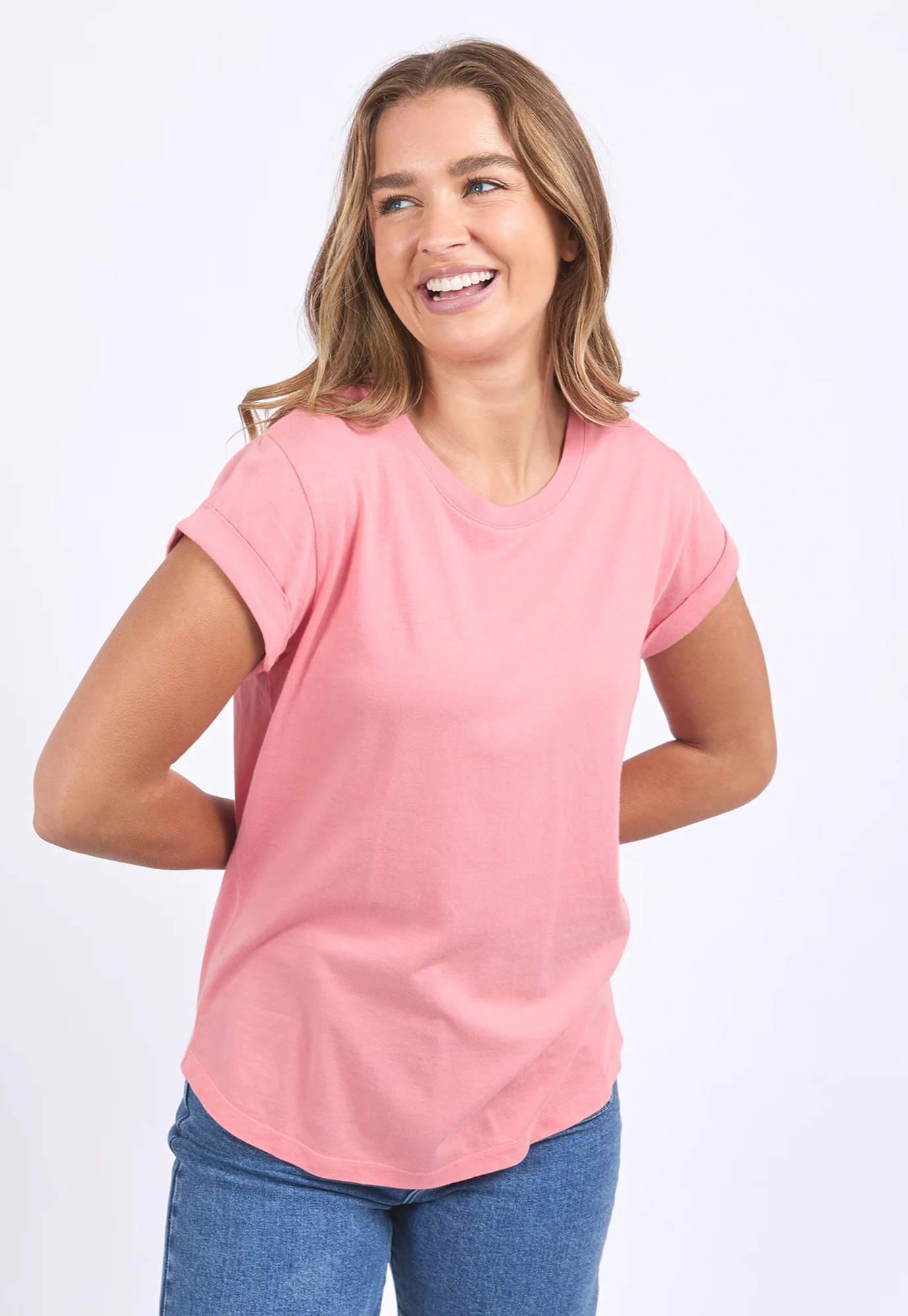 foxwood - manly tee - rose pink