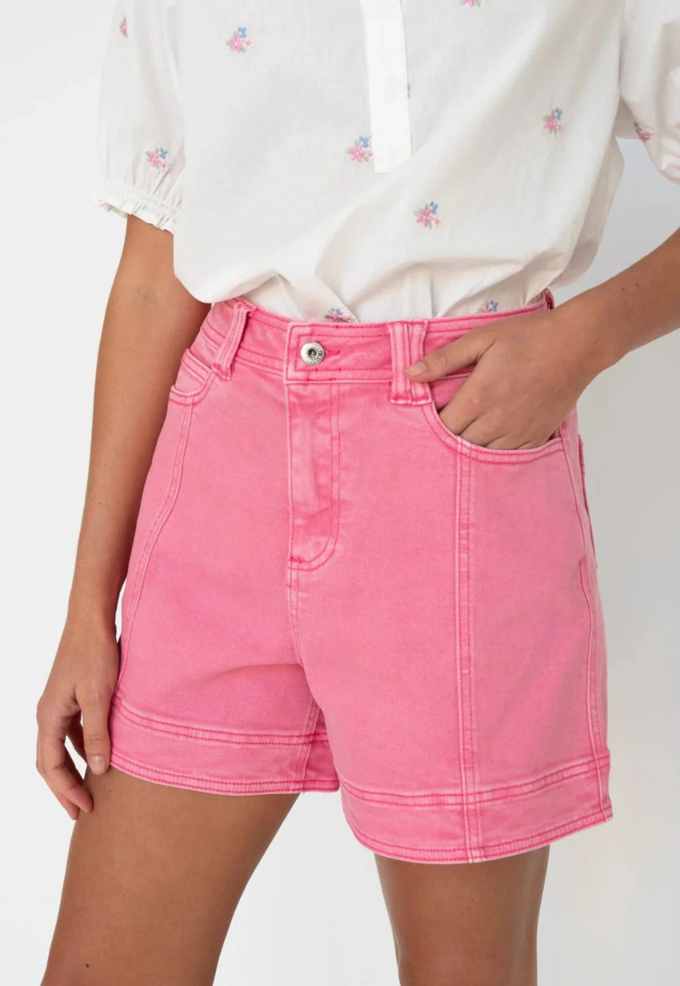 kireina - sydney short - sorbet pink