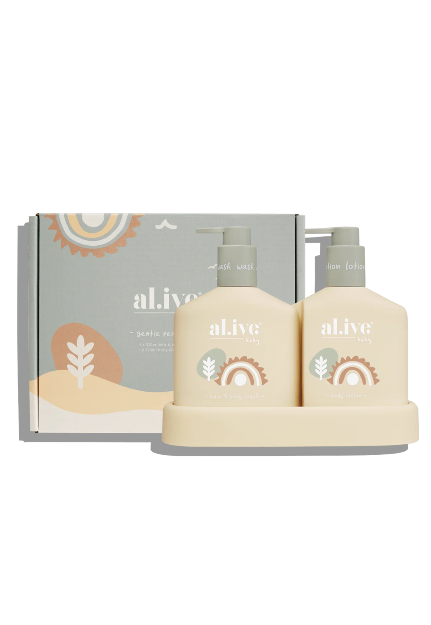 al.ive - baby hair & body duo - gentle pear