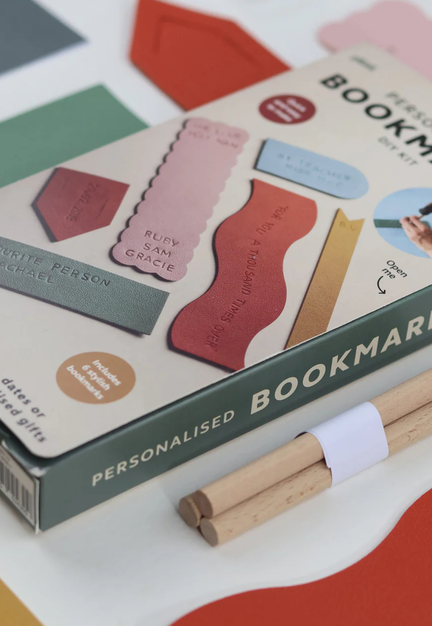 pikkii - personalised bookmarks diy kit